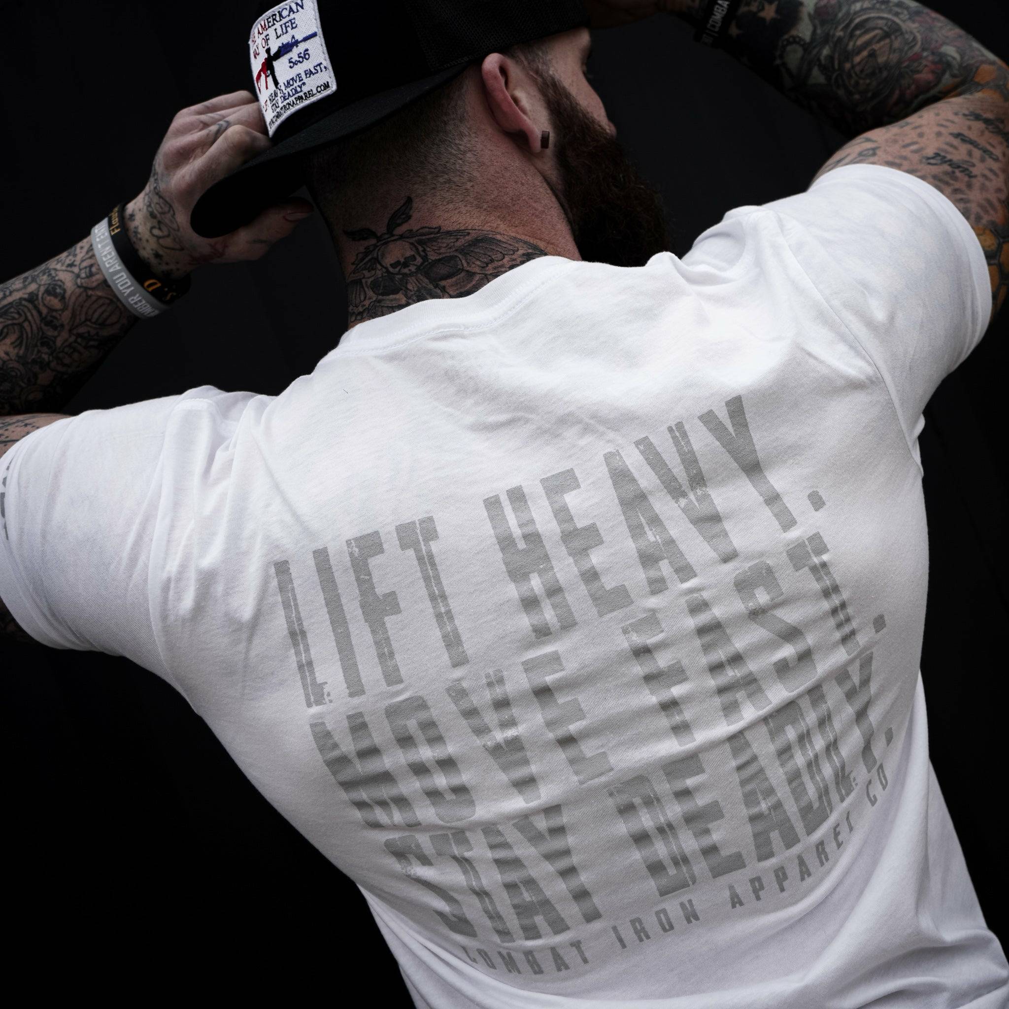 Original Motto: Lift Heavy. Move Fast. Stay Deadly. Men's T-Shirt