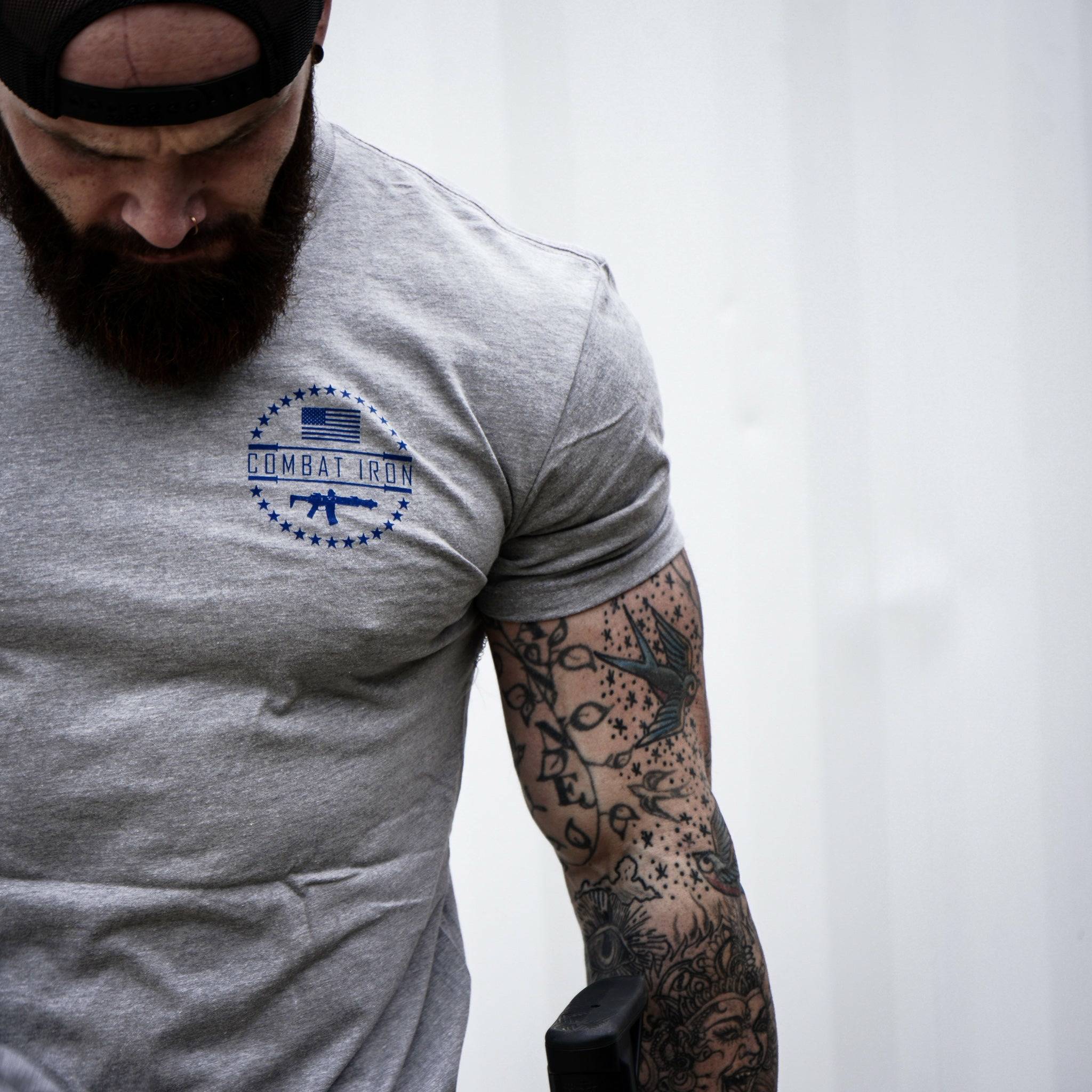 Tattoos, Fitness, & Freedom USA Edition Men's T-Shirt