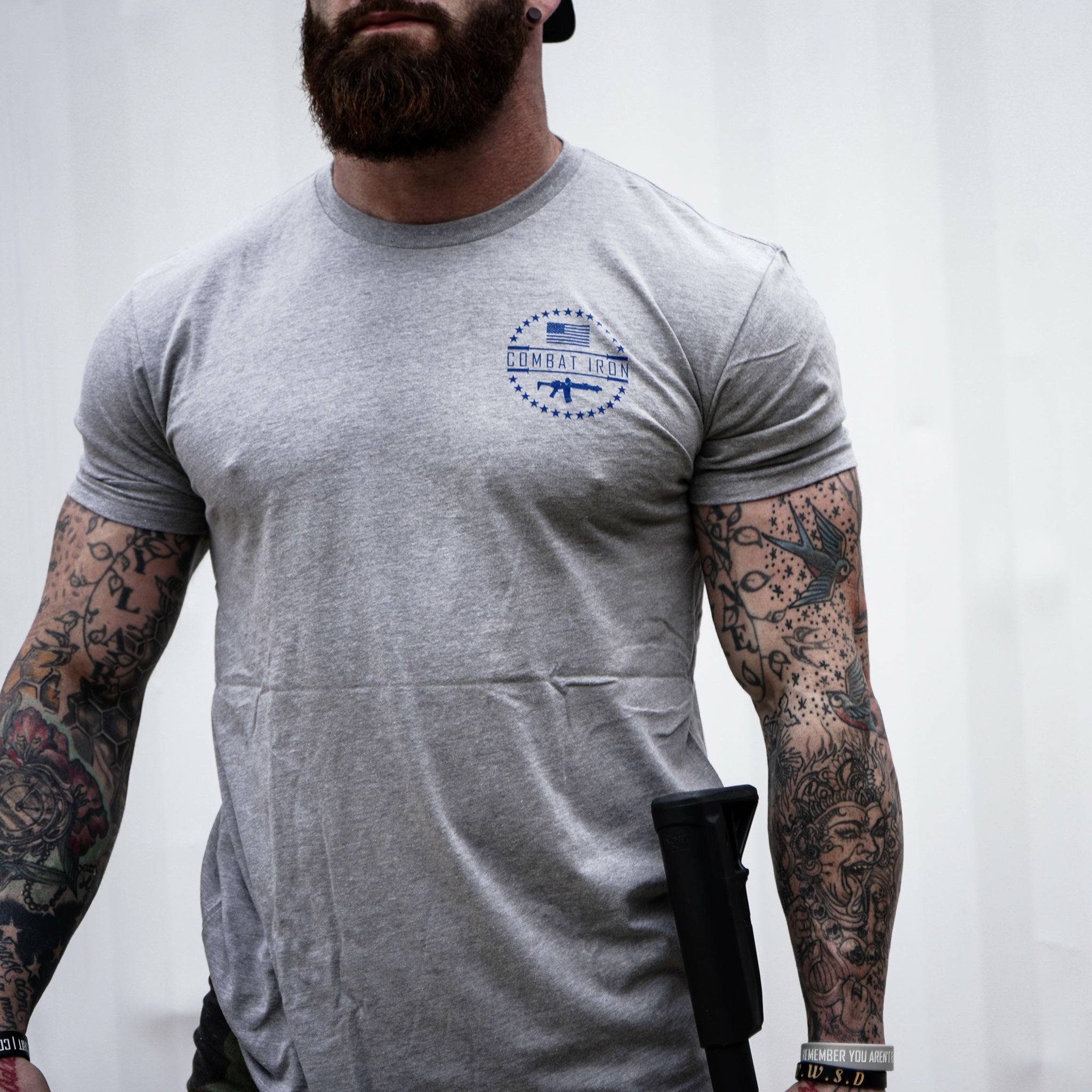 Tattoos, Fitness, & Freedom USA Edition Men's T-Shirt