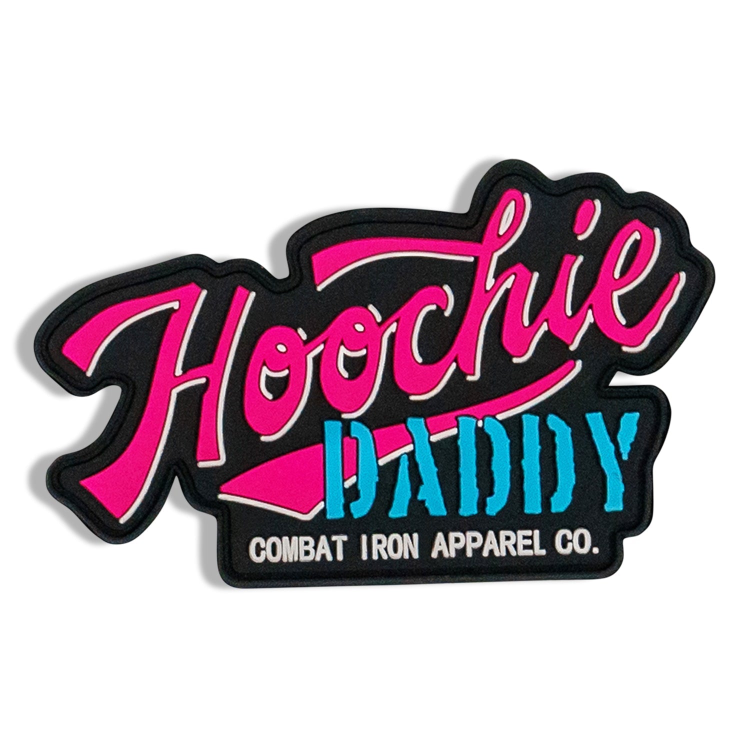 Hoochie Daddy Retro Script PVC Patch