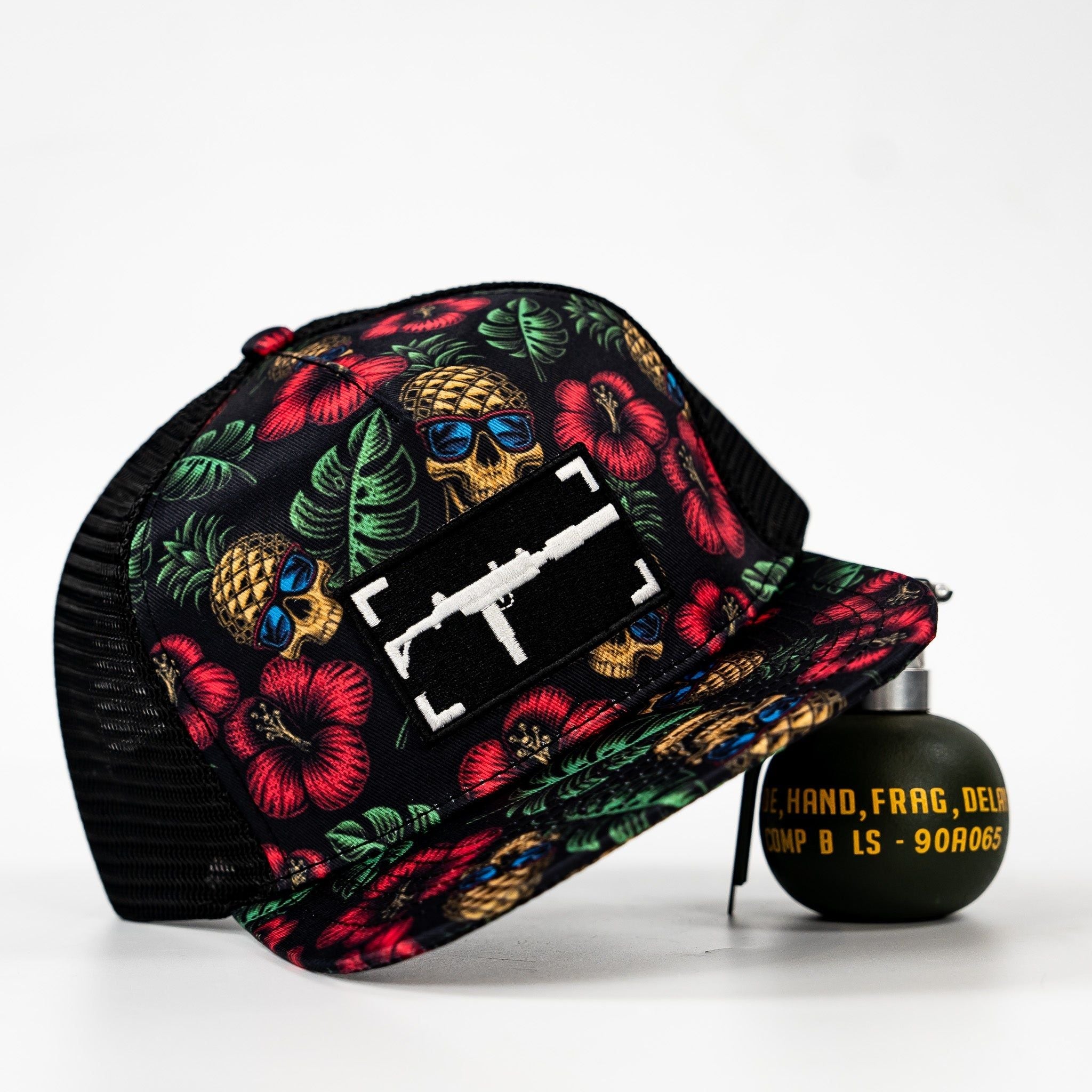 UZI BLACK PINEAPPLE EXPRESS PATCH SNAPBACK HAT