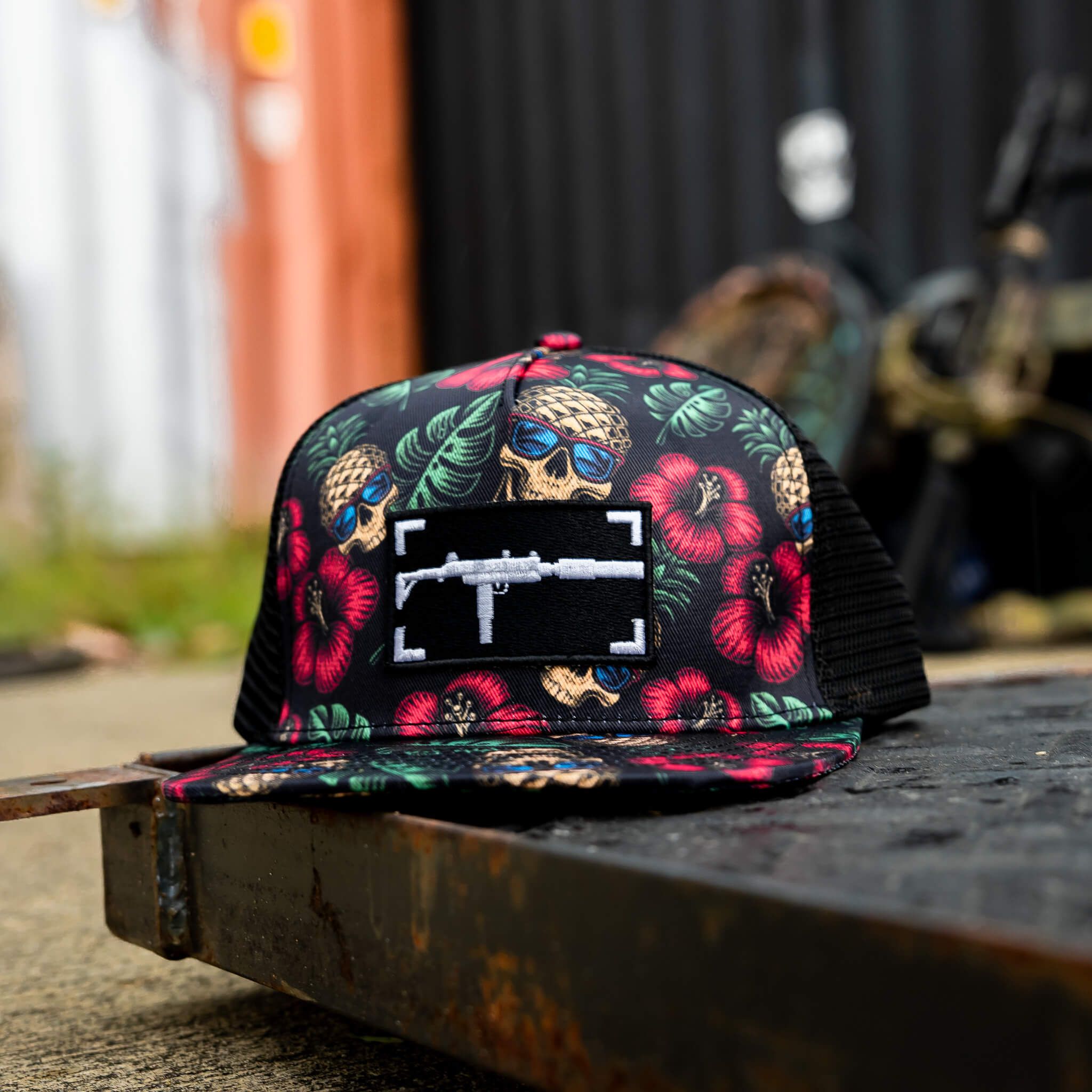 UZI BLACK PINEAPPLE EXPRESS PATCH SNAPBACK HAT