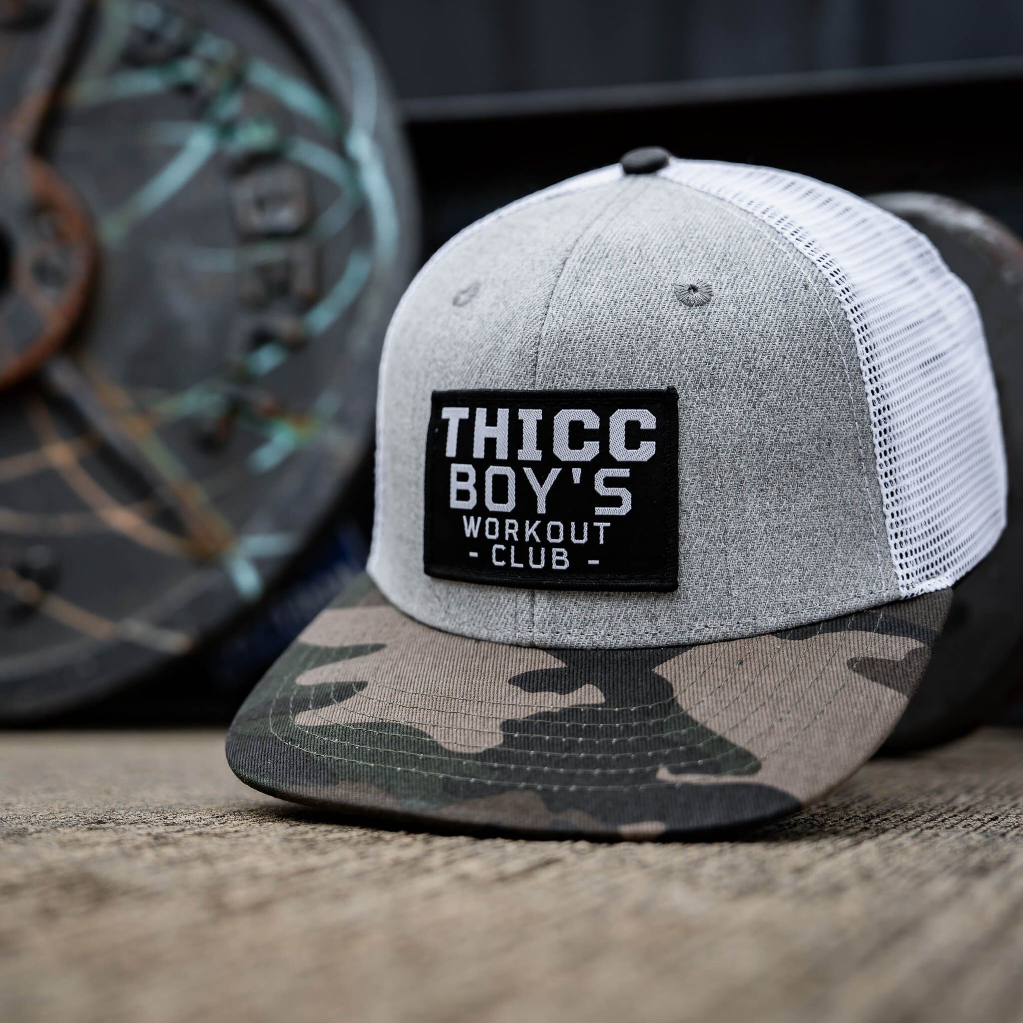 THICC BOYS WORKOUT CLUB PATCH SNAPBACK HAT