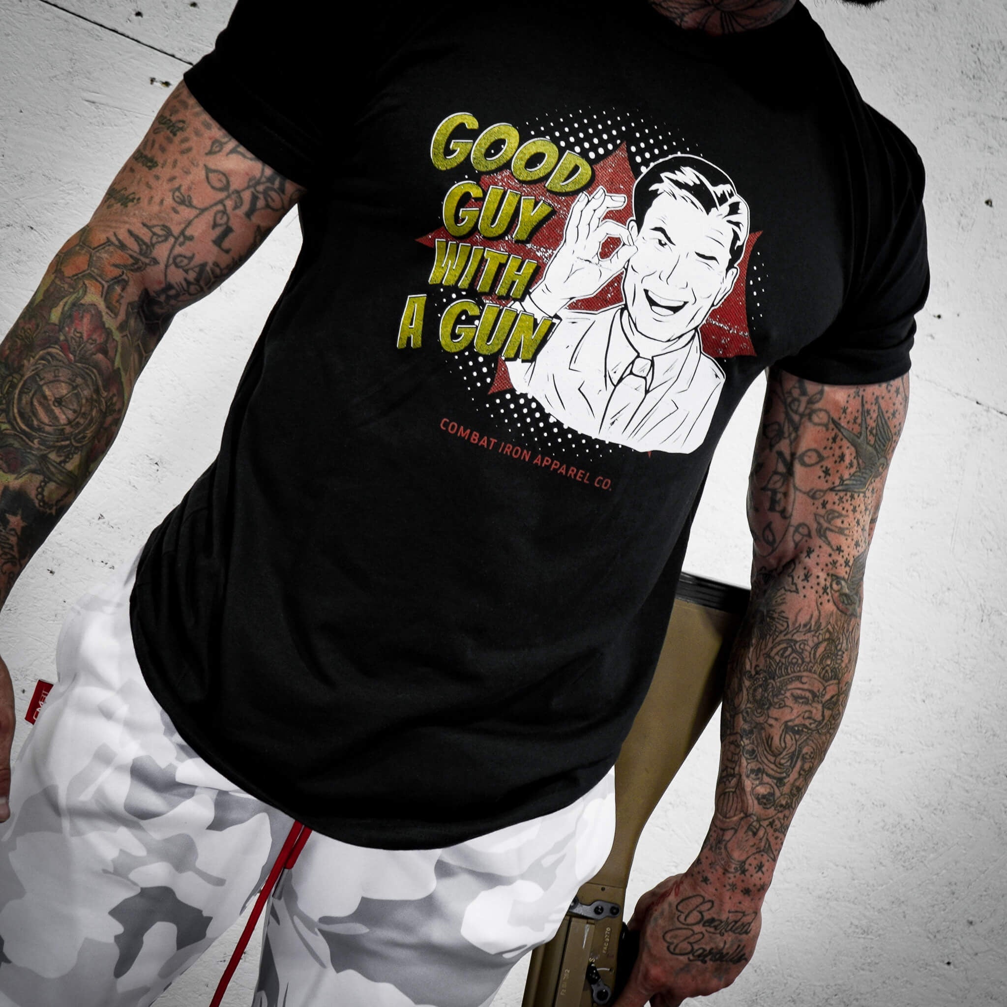 Good Guy With A Gun Comic Men's T-Shirt