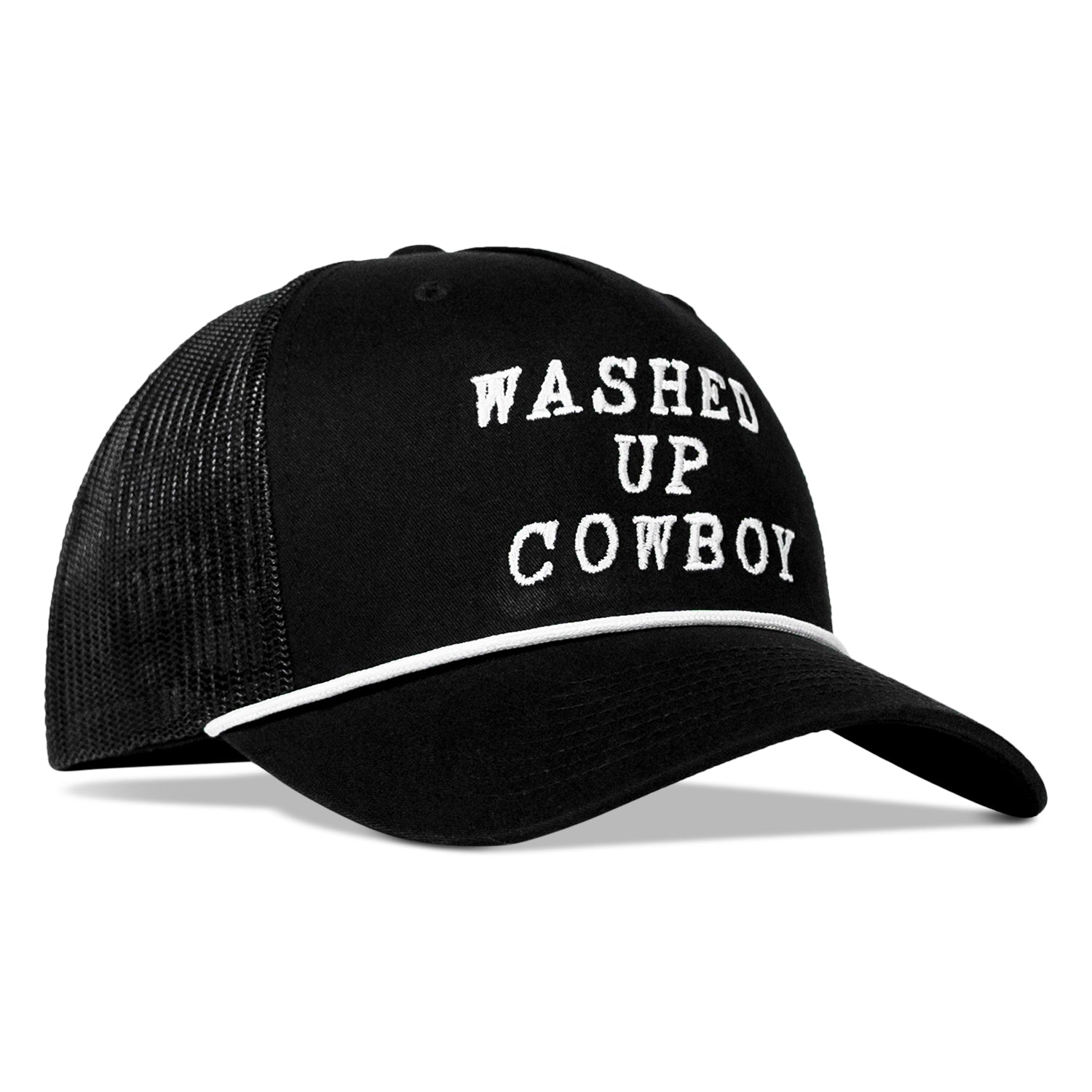 WASHED UP COWBOY Rope SnapBack Hat