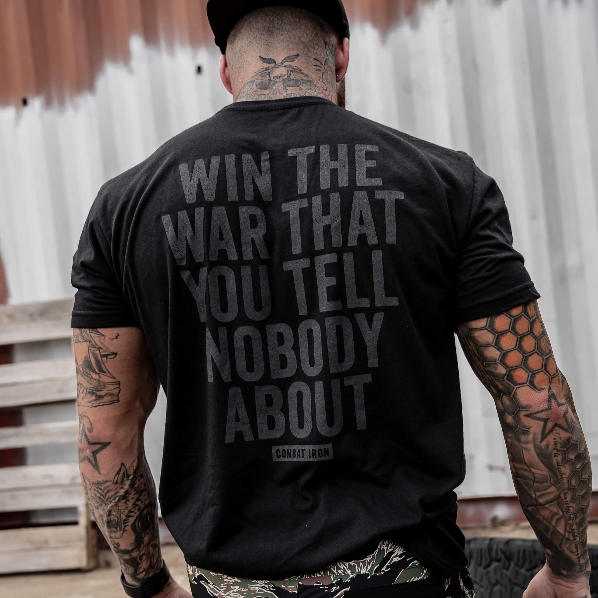 WIN THE WAR THAT YOU TELL NOBODY ABOUT MEN'S T-SHIRT