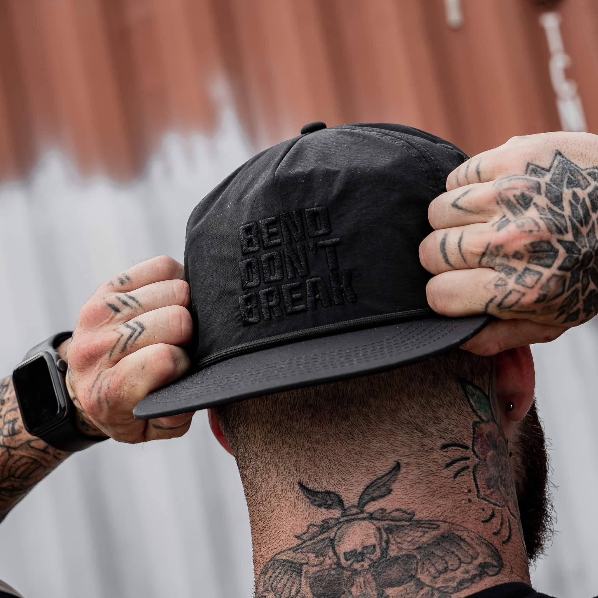 Bend Don't Break Subdued Crushable Edition Rope SnapBack Hat