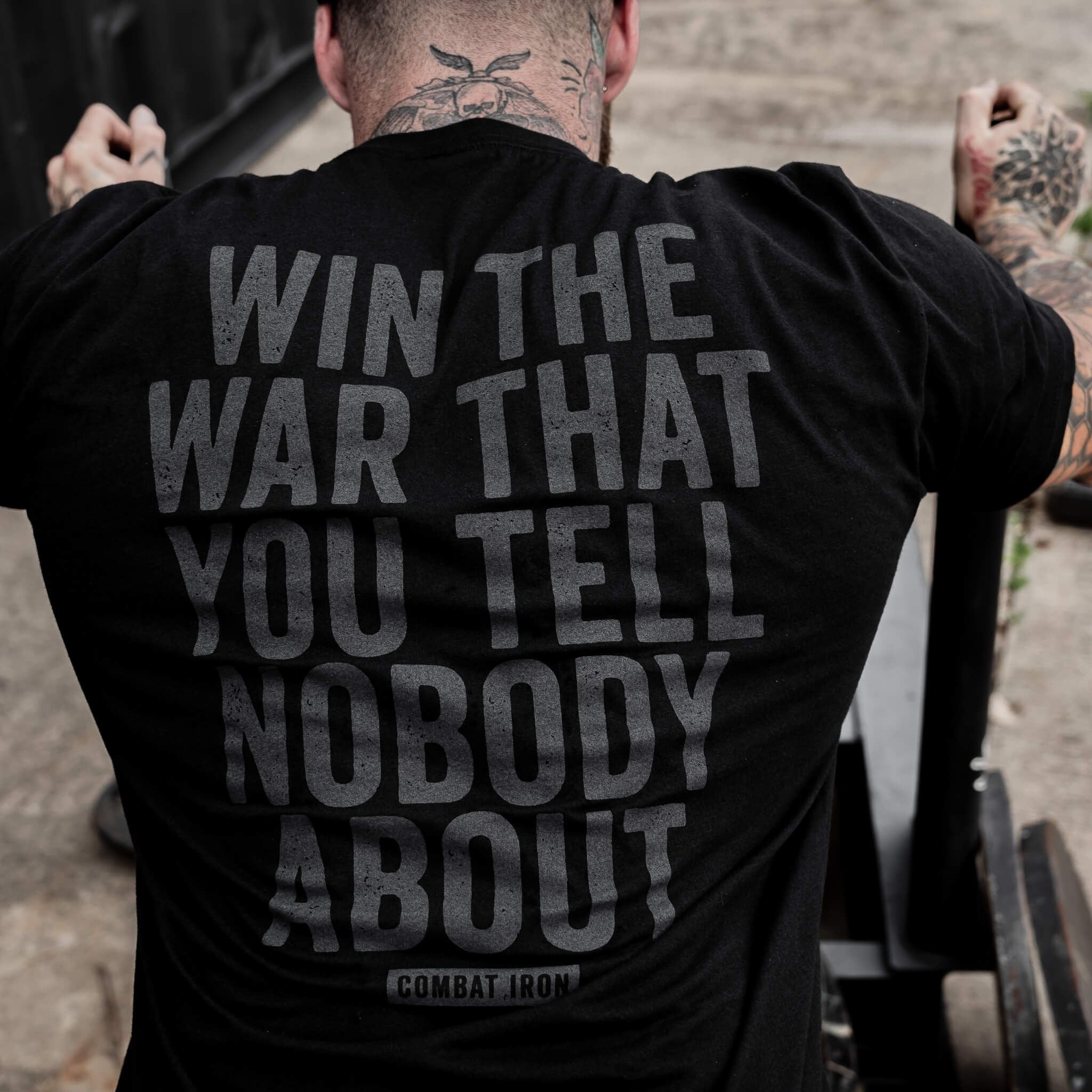 WIN THE WAR THAT YOU TELL NOBODY ABOUT MEN'S T-SHIRT