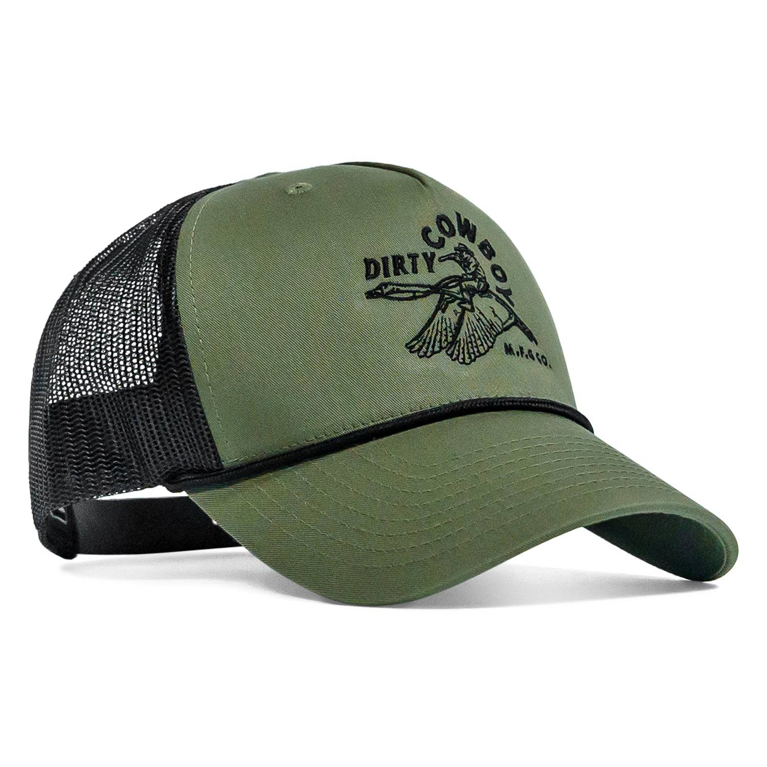 Dirty Cowboy Mfg Swan Rope SnapBack Hat