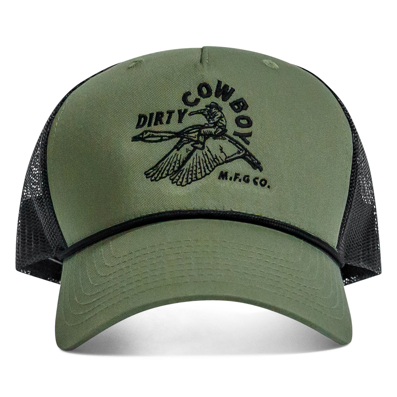 Dirty Cowboy Mfg Swan Rope SnapBack Hat