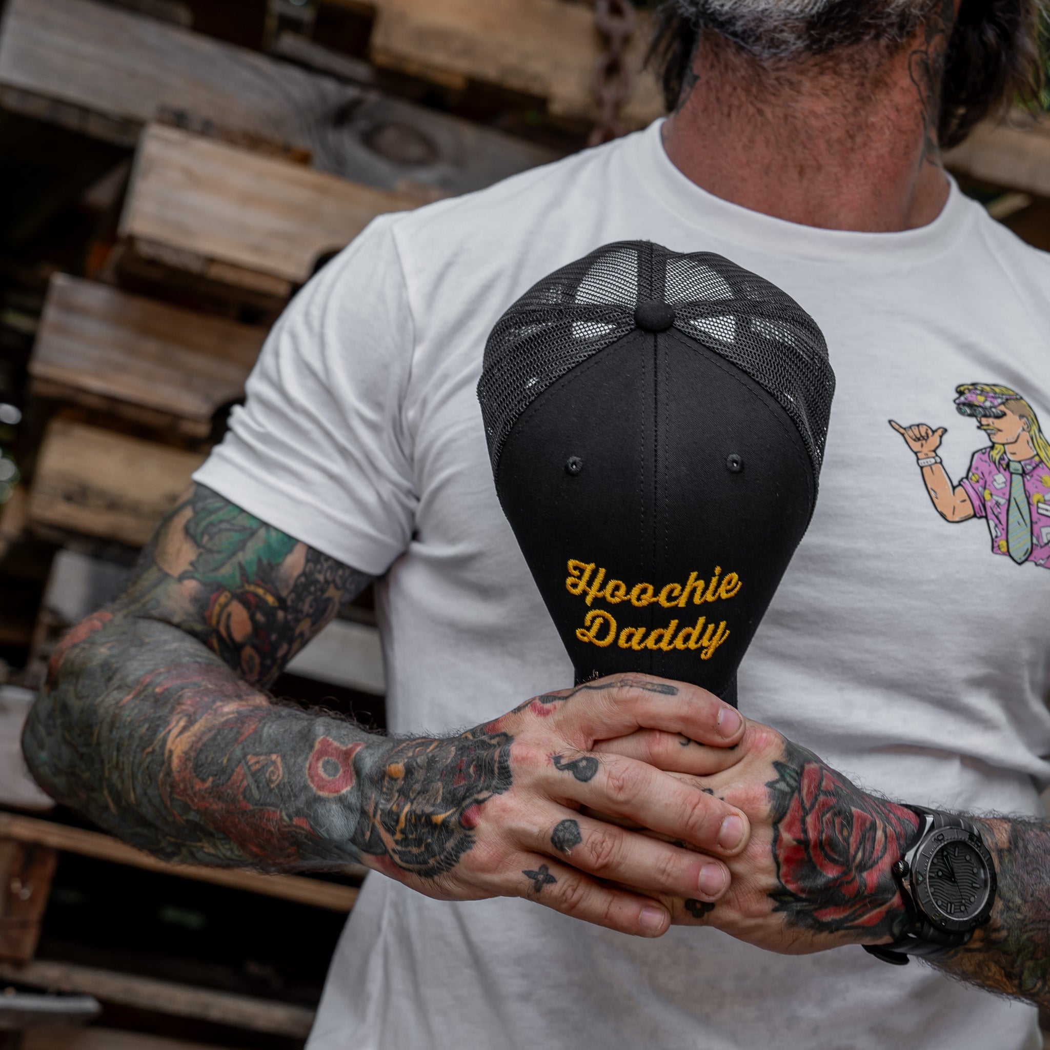 Gorra Snapback con Parche Bordado "Hoochie Daddy"