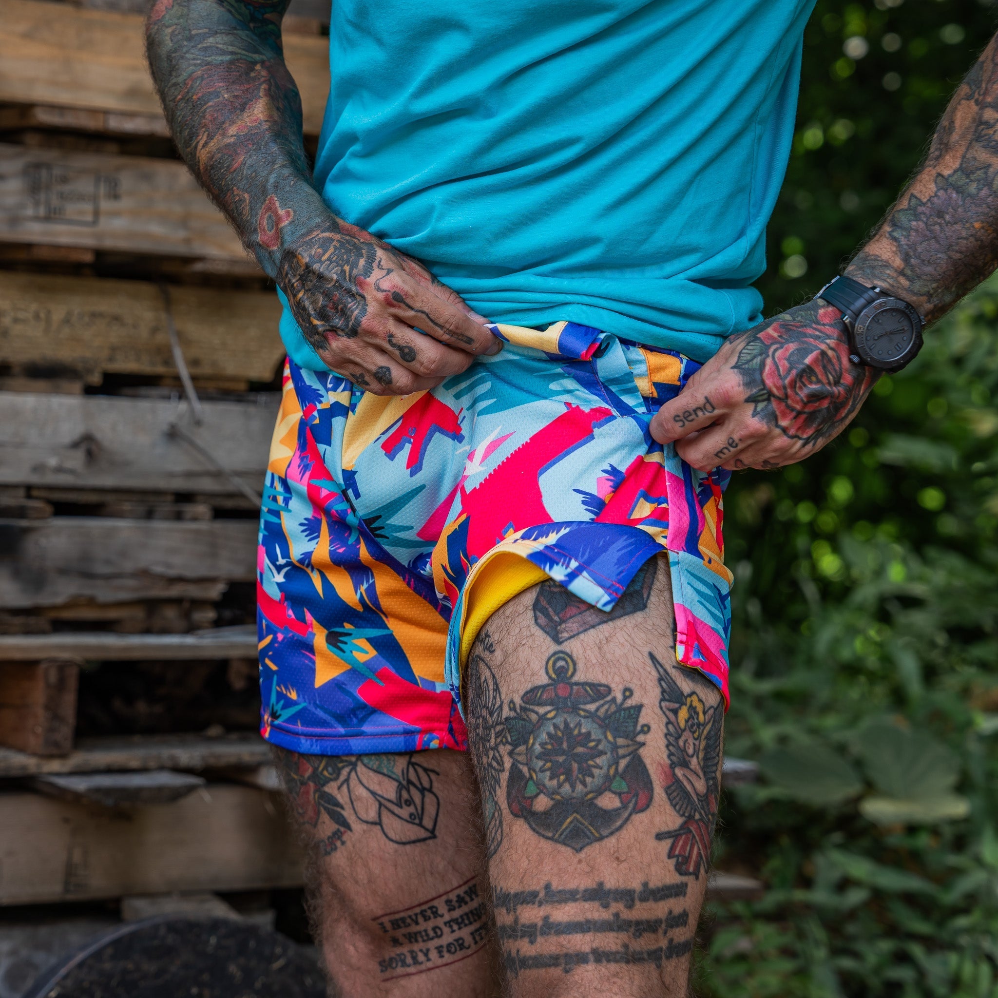 Herren Mesh-Shorts „Hoochie Daddy“ | 5 Zoll