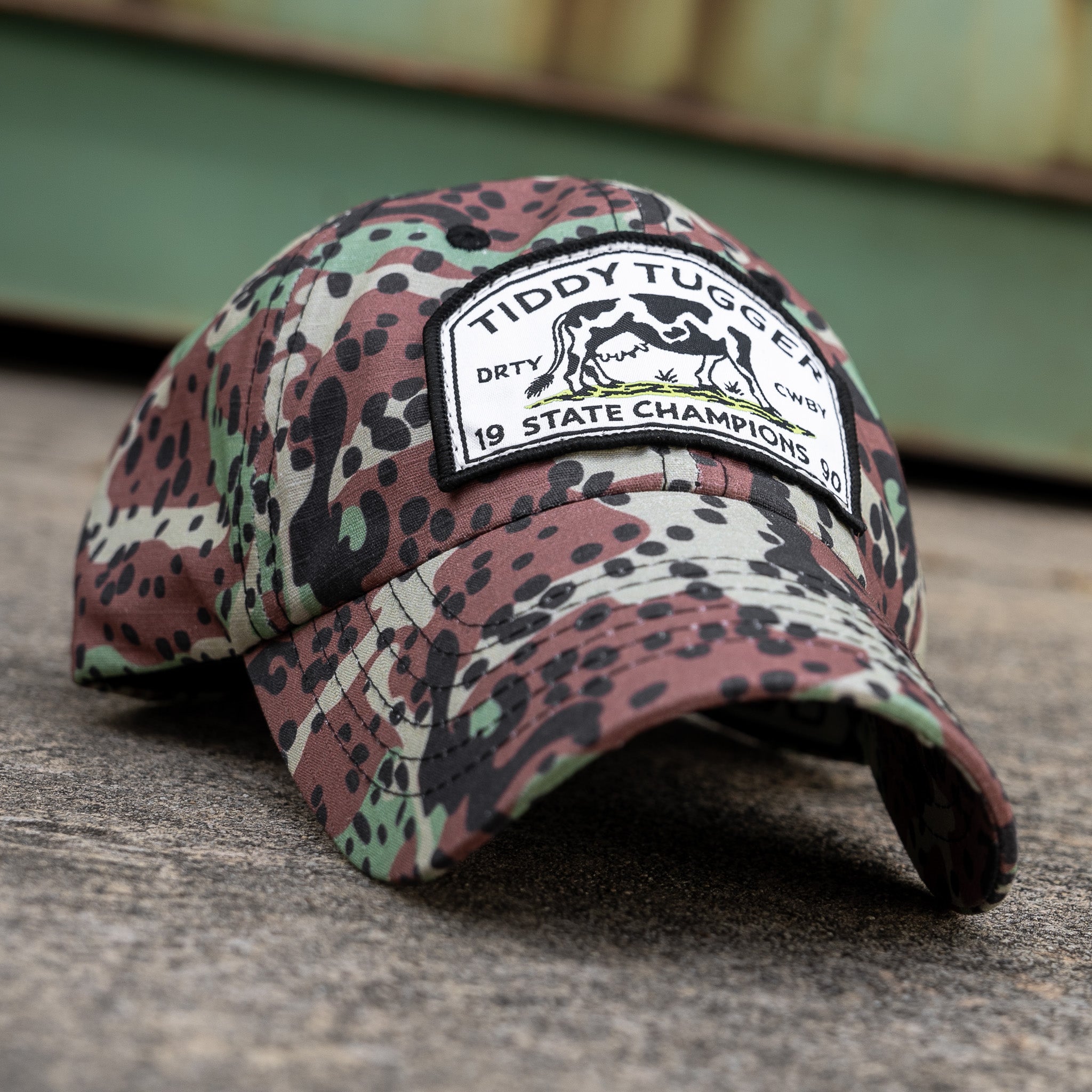 Ripstop Tiddy Tugger State Champions Patch Low Profile Hat