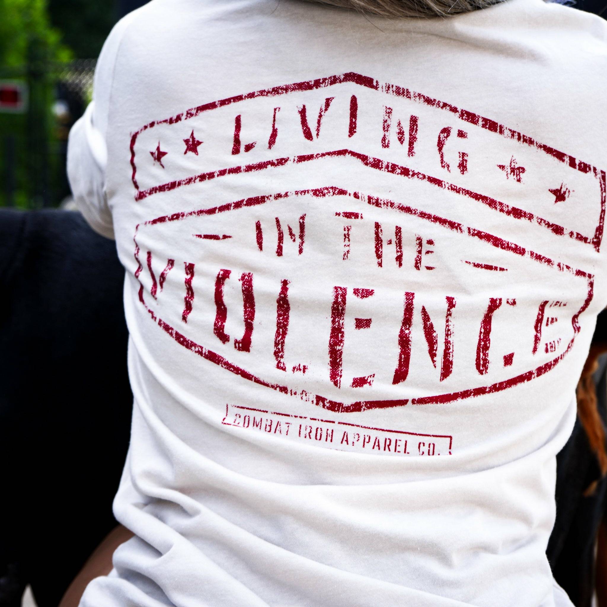 LIVING IN THE VIOLENCE MEN’S T-SHIRT