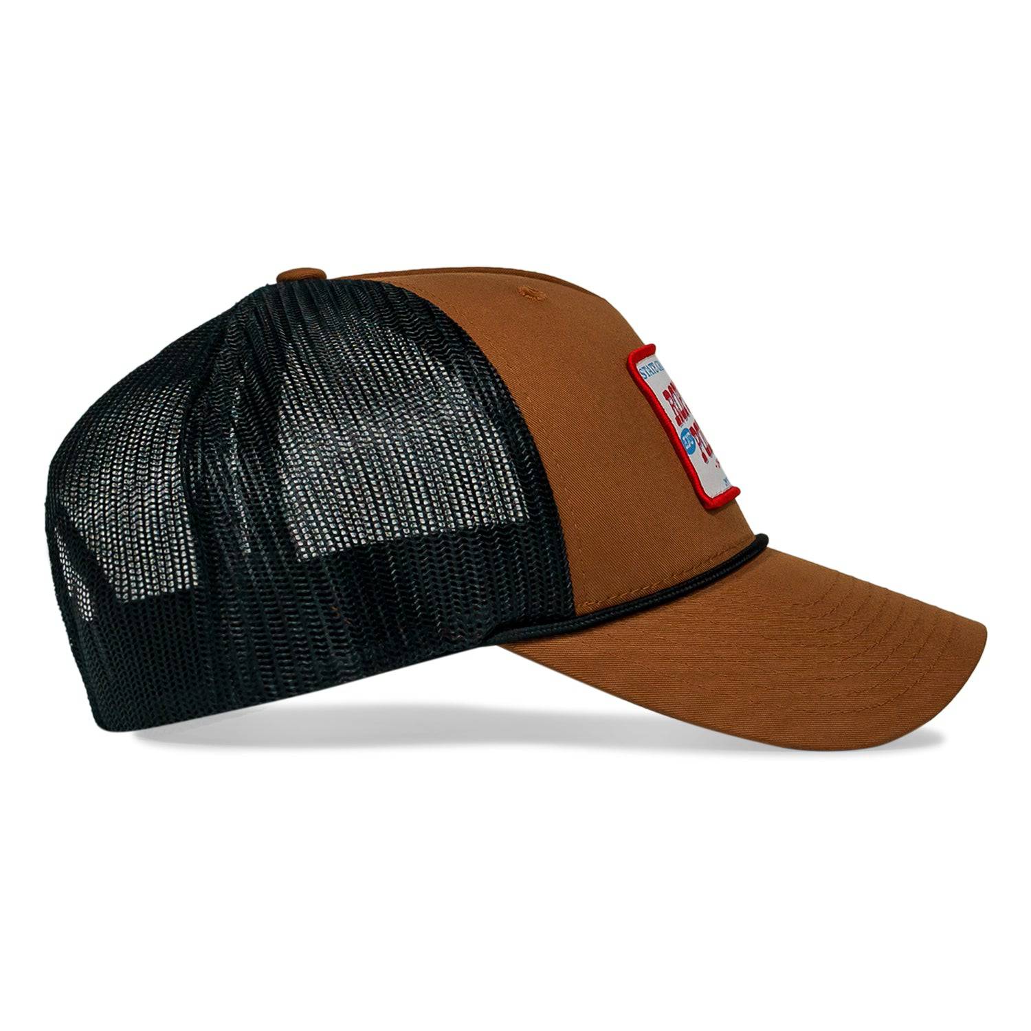 Ropin' and Pokin' Dirty Cowboys Patch Rope SnapBack Hat