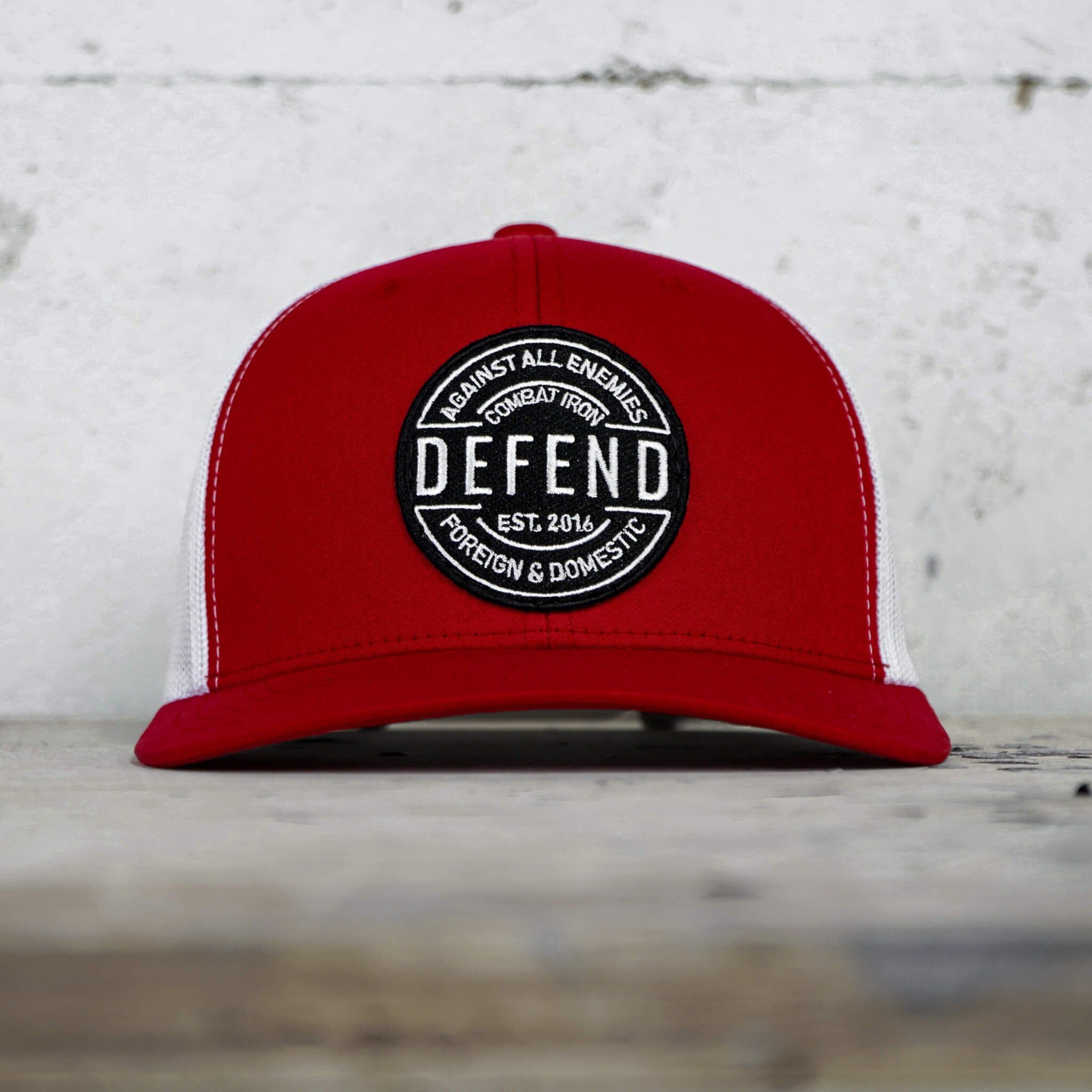 Defend Against All Enemies Foreign and Domestic Mid-Profile Mesh Snapback Hat