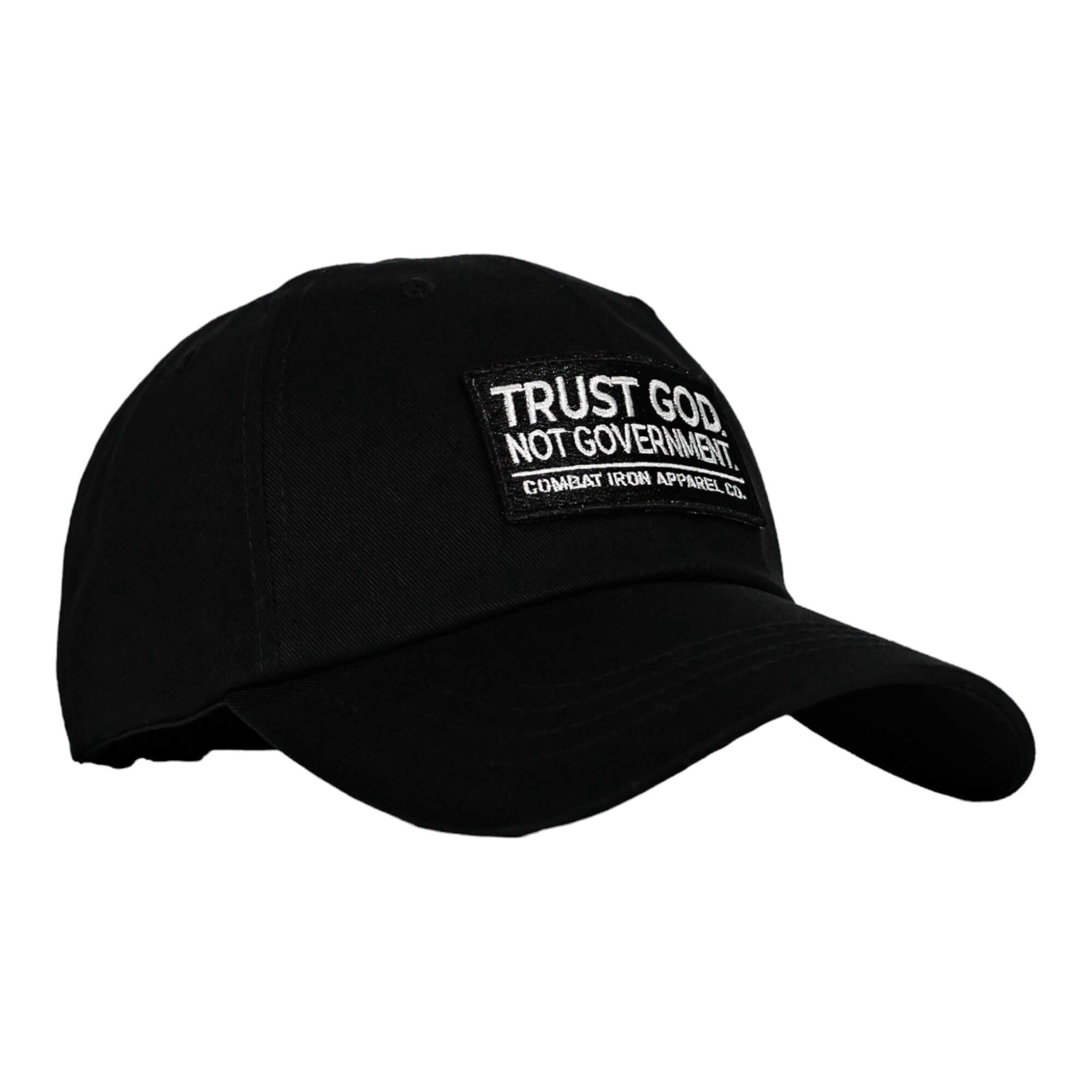 Trust God. Not Government. Patch Dad Hat