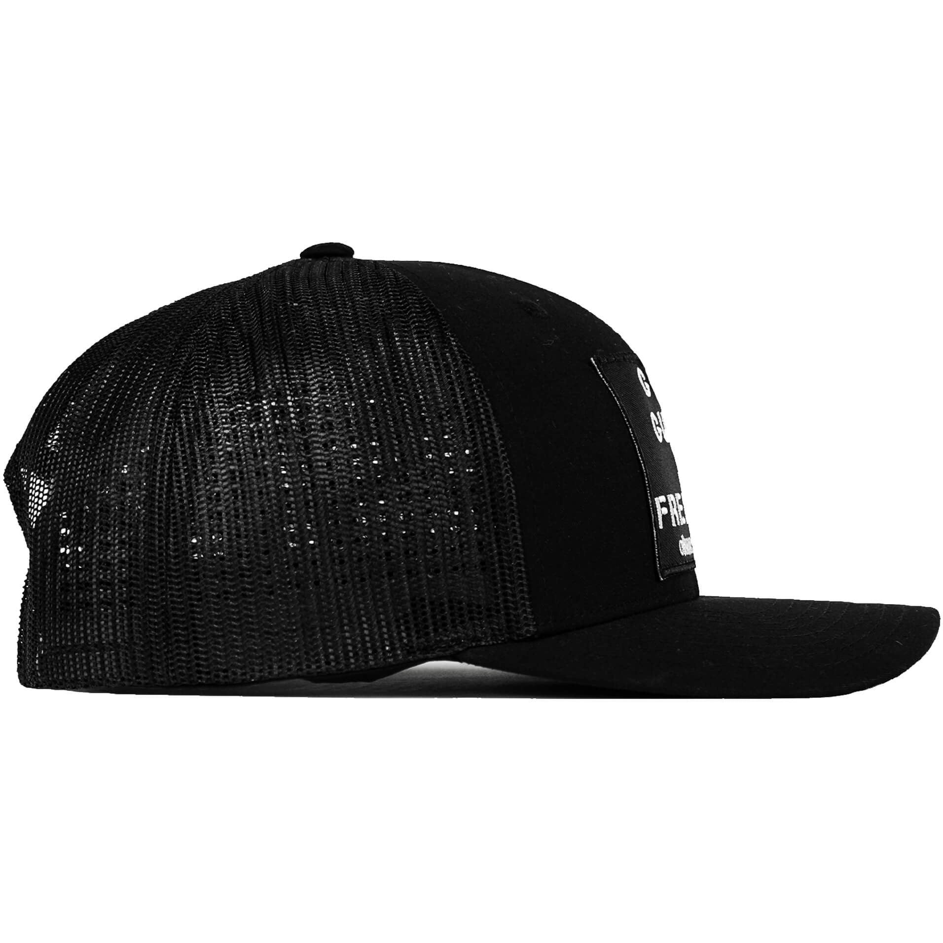 God, Guns, And Freedom Patch Mid-Profile Mesh Snapback Hat