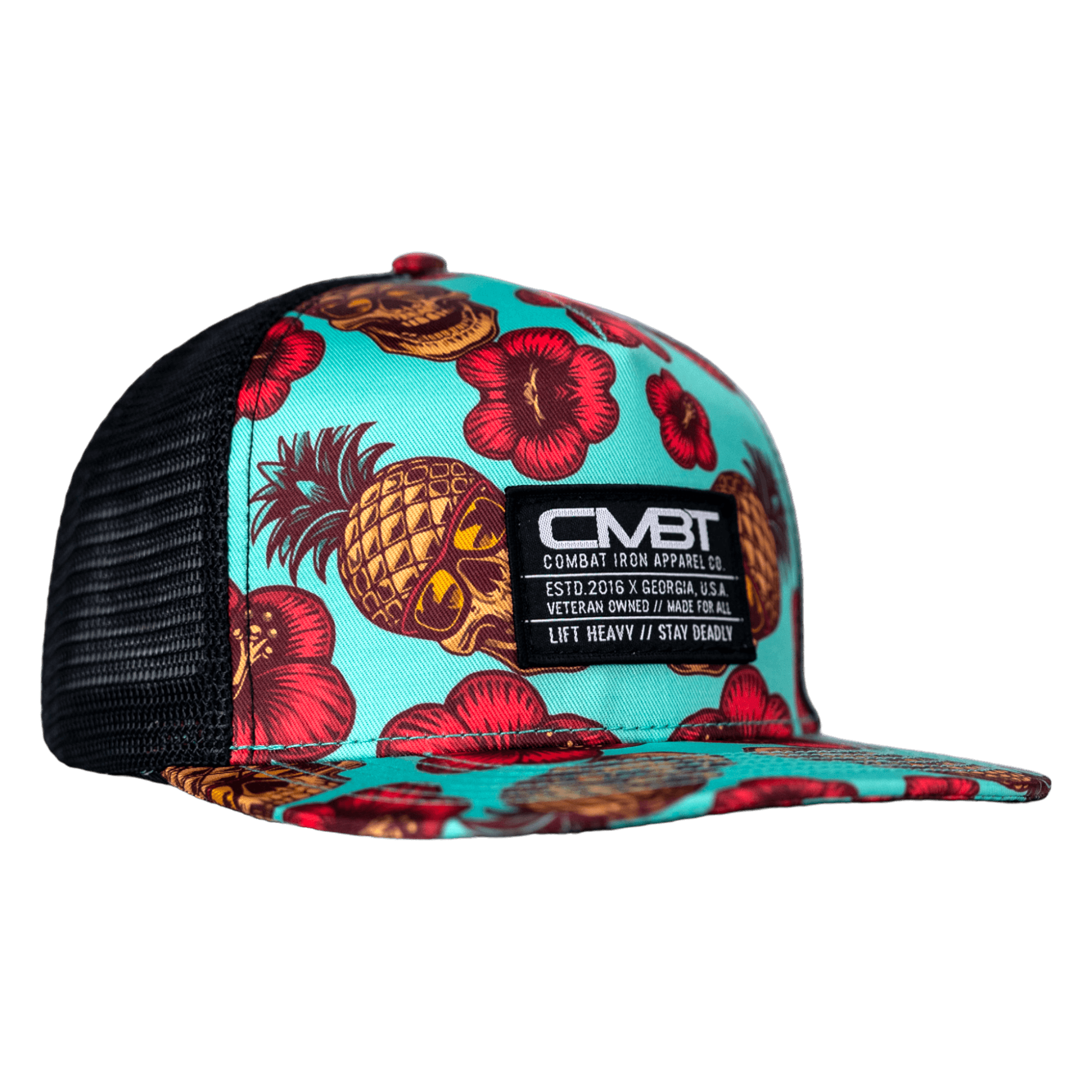 TEAL PINEAPPLE EXPRESS SNAPBACK | WOVEN BLACK CMBTIRN