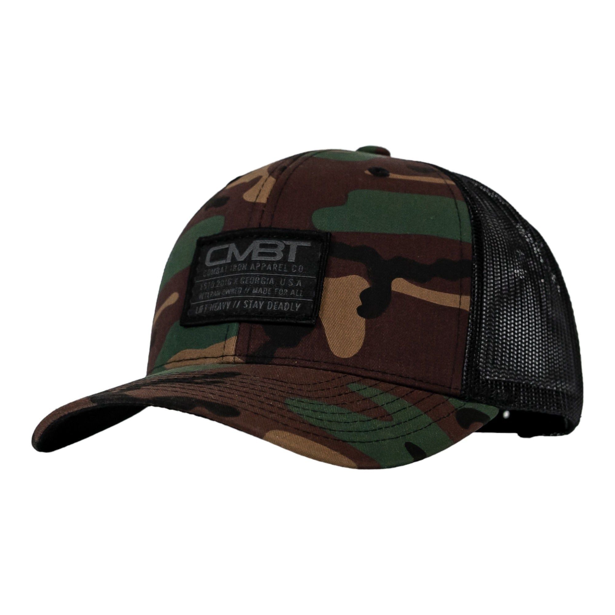 CMBT Subdued Tactical Woven Patch Dad Hat