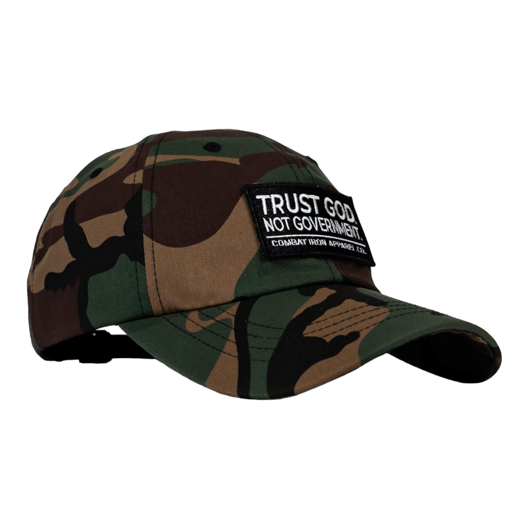 Trust God. Not Government. Patch Dad Hat