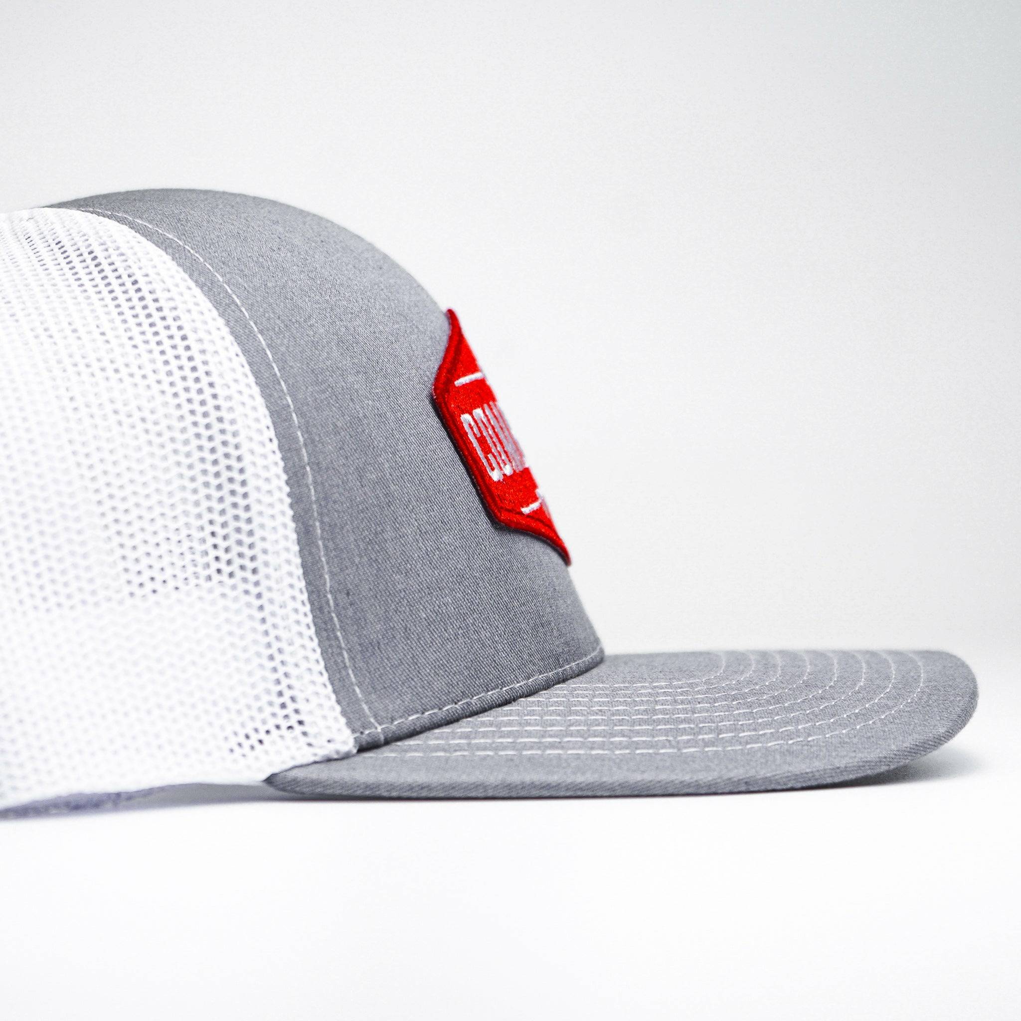 Original AR Red Patch Mid-Profile Mesh Snapback Hat