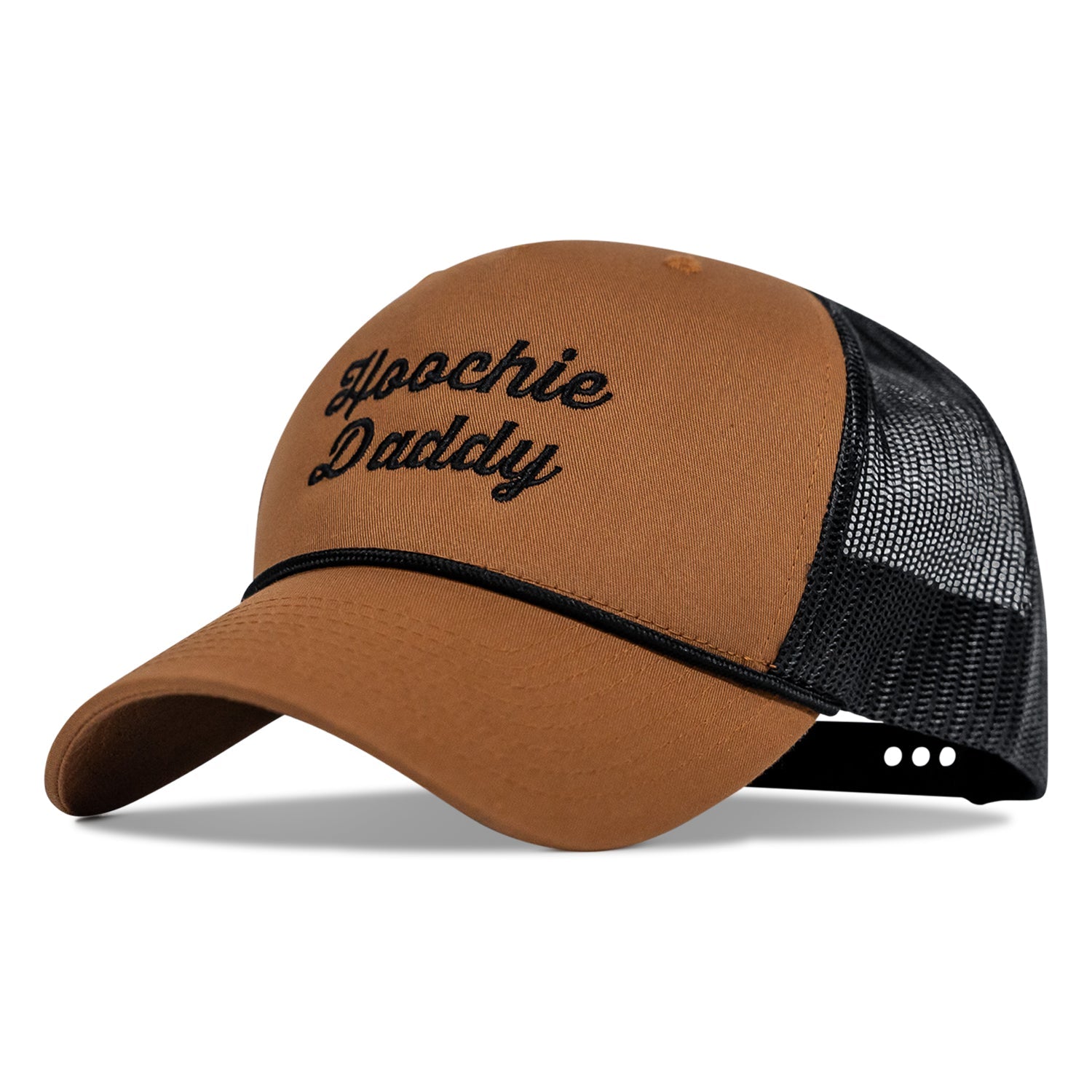 Hoochie Daddy Script Rope Snapback Hat