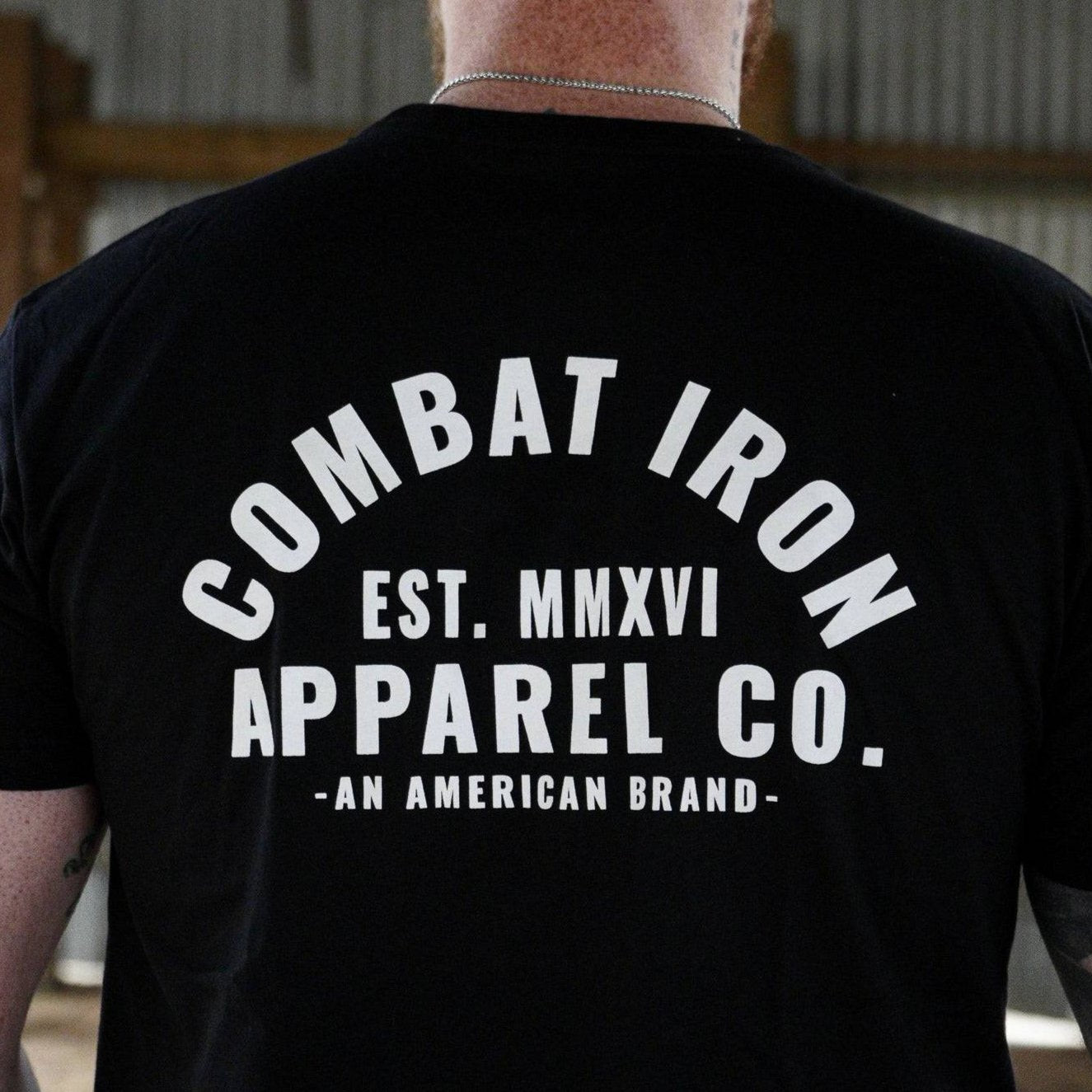 Arched Combat Iron Men's T-Shirt