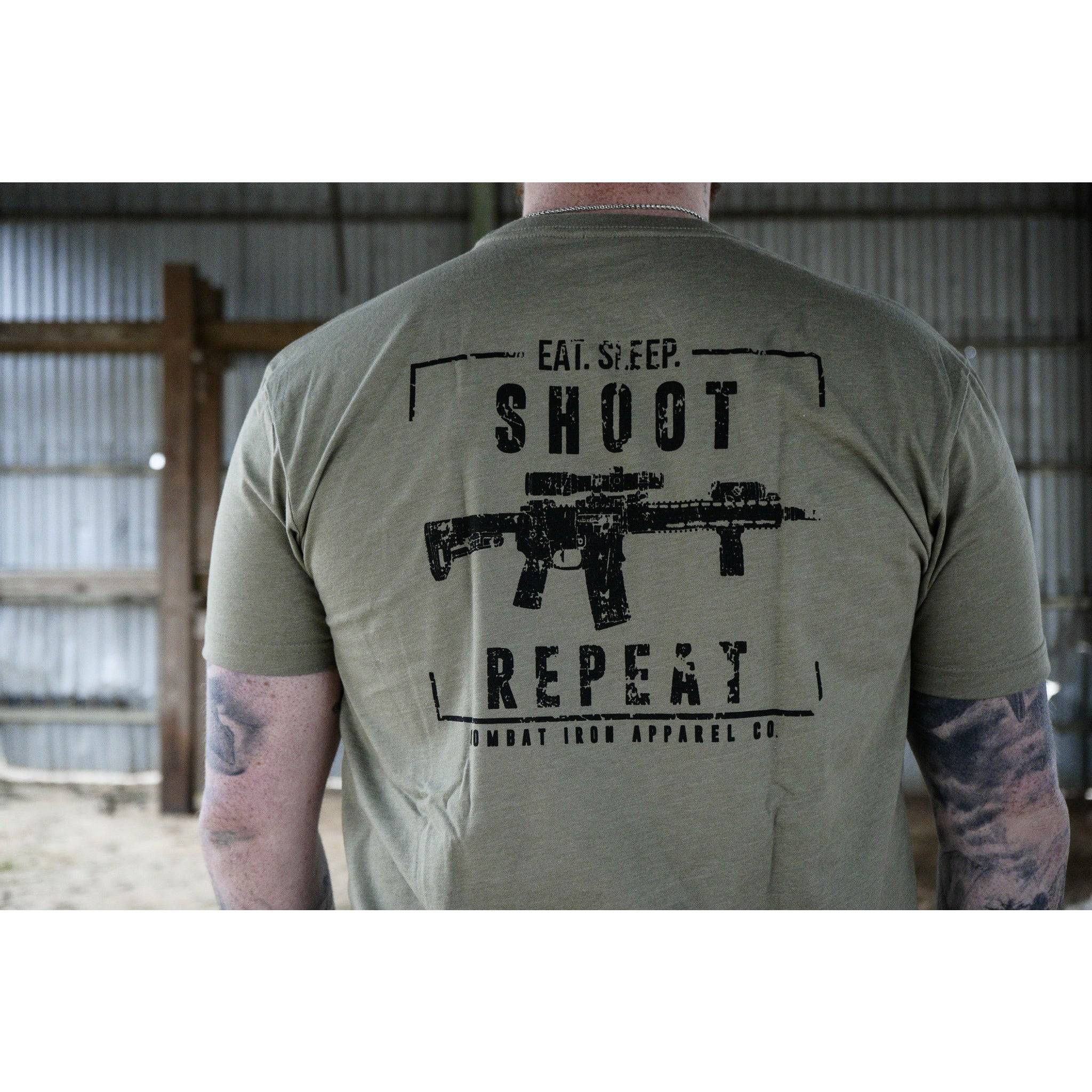 EAT, SLEEP, SHOOT, REPEAT MEN'S T-SHIRT