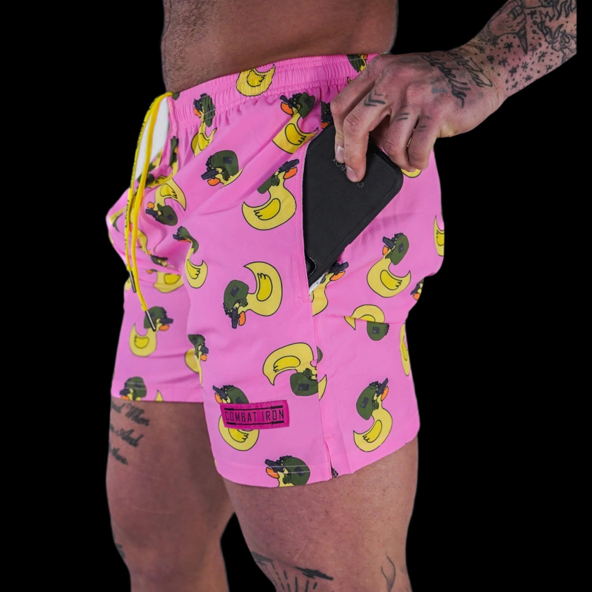 Men's Performance Training Shorts V3 | 5.5" Inseam | Pink Tactiduck