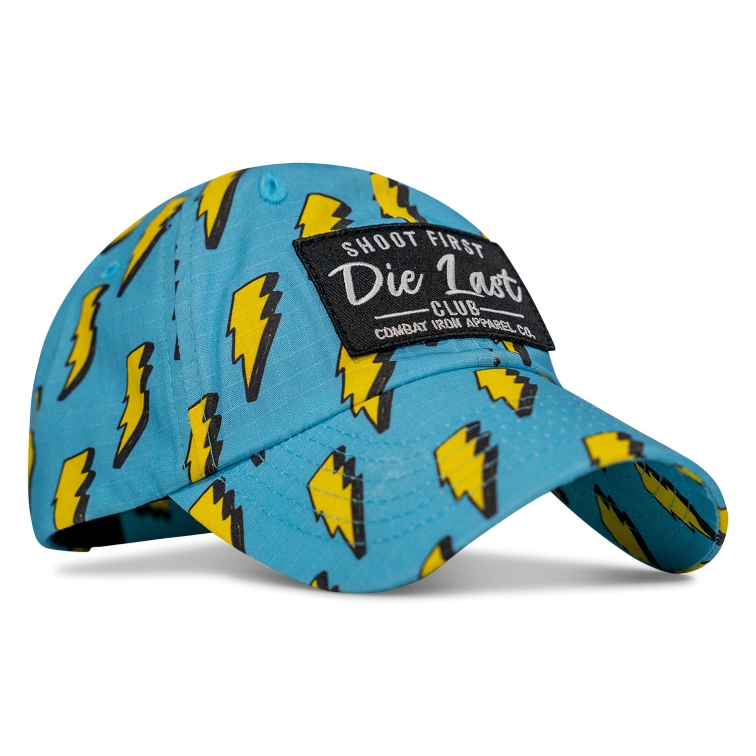 Shoot First. Die Last. Club Patch Low Profile Ripstop Flex Hat