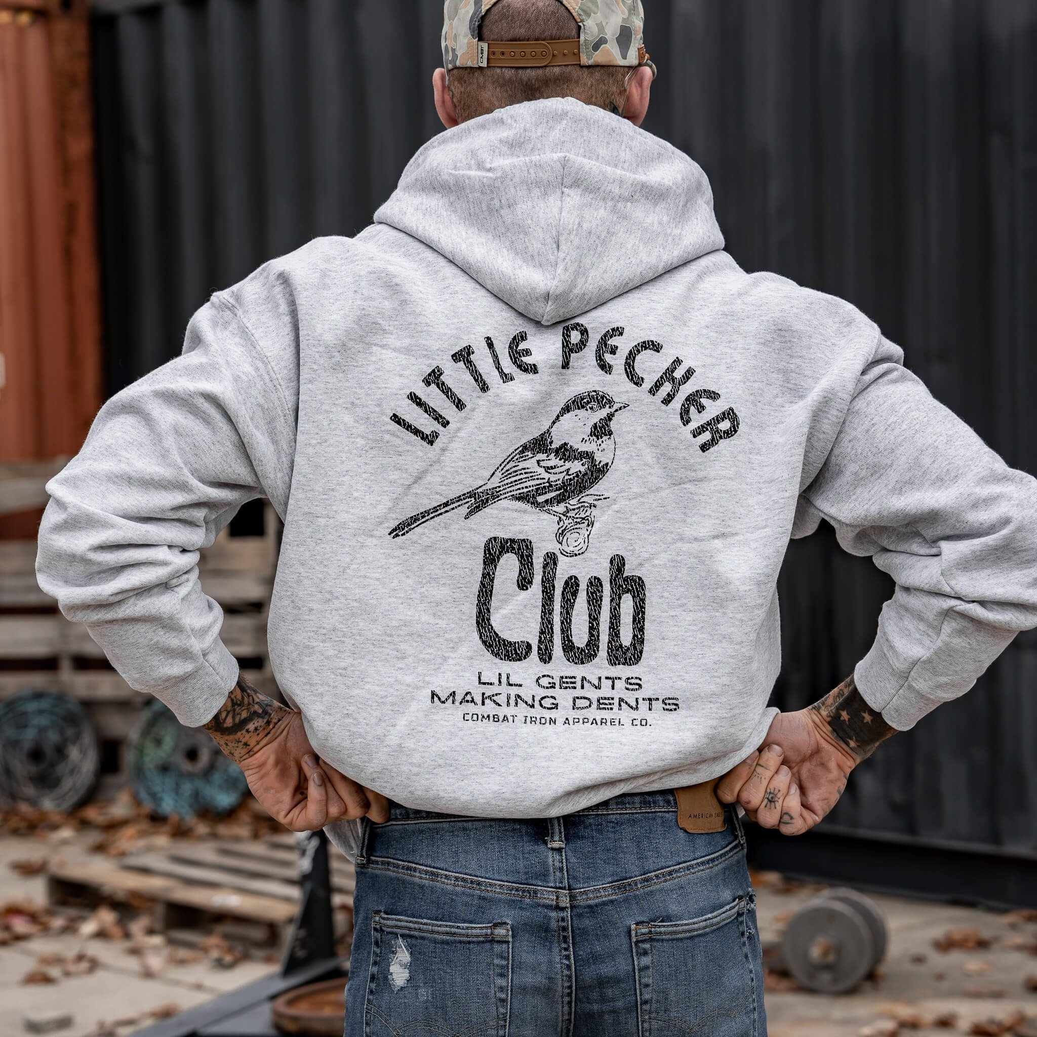 LITTLE PECKER CLUB FLEECE LINED HOODIE