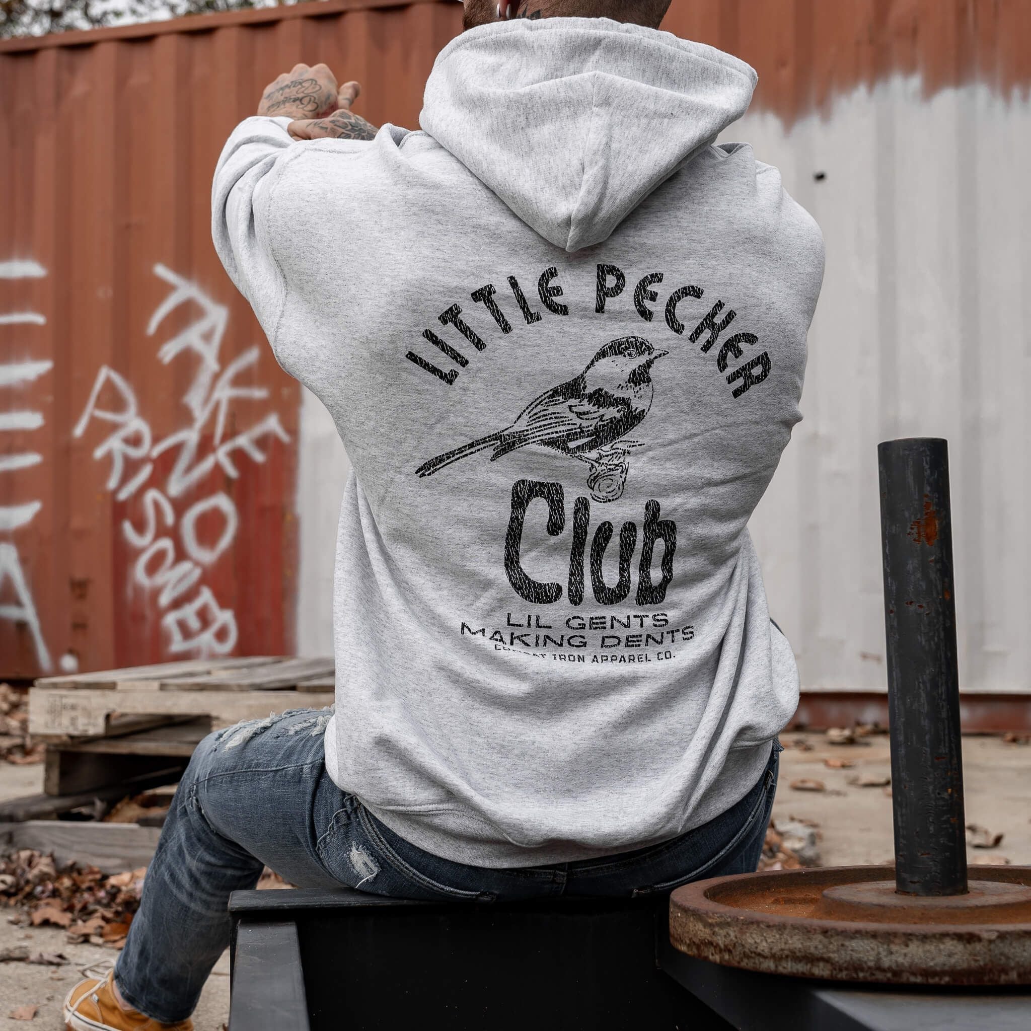 Little Pecker Club Fleece-gefütterter Hoodie