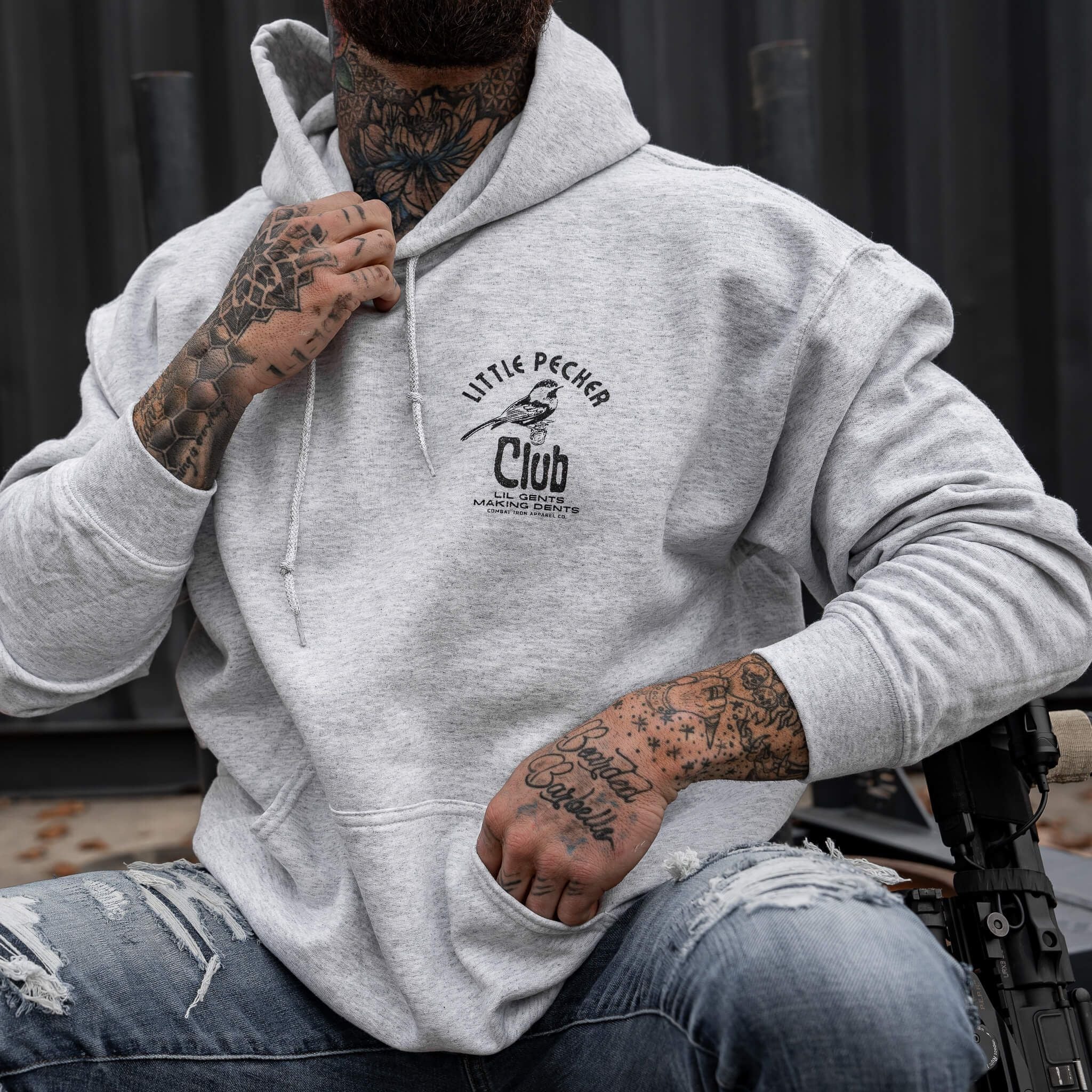 LITTLE PECKER CLUB FLEECE LINED HOODIE