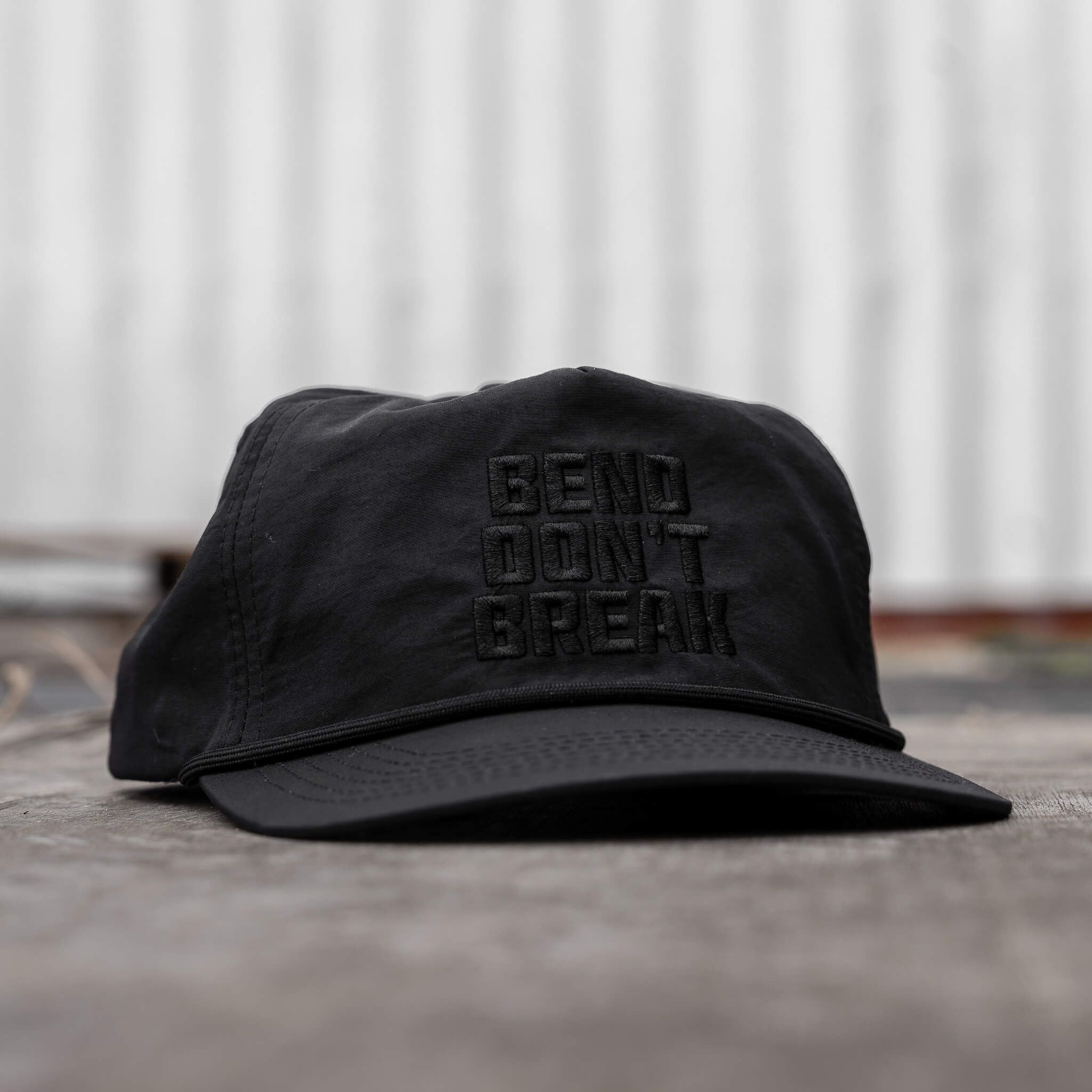 Bend Don't Break Subdued Crushable Edition Rope SnapBack Hat