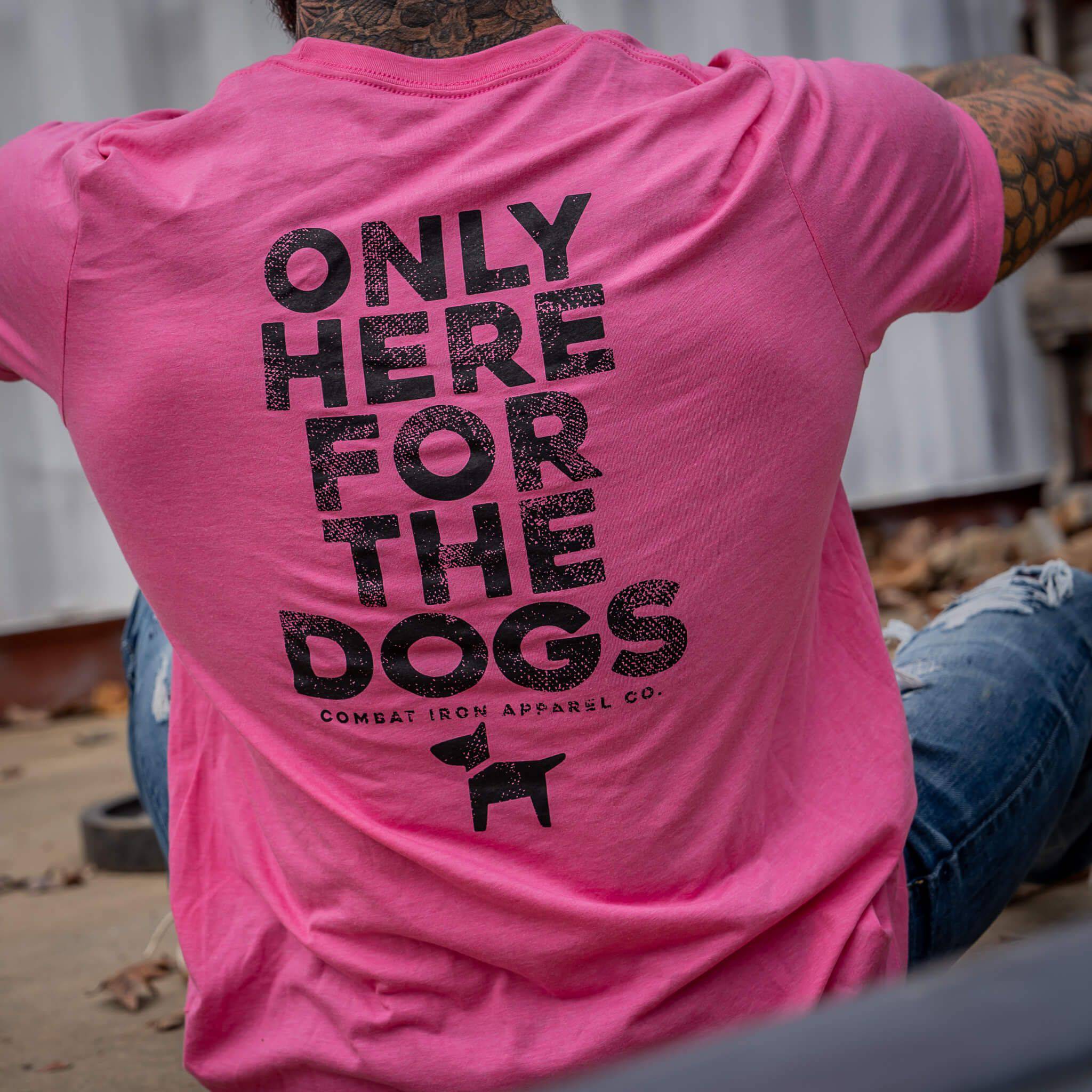 Only Here For The Dogs Men's T-Shirt