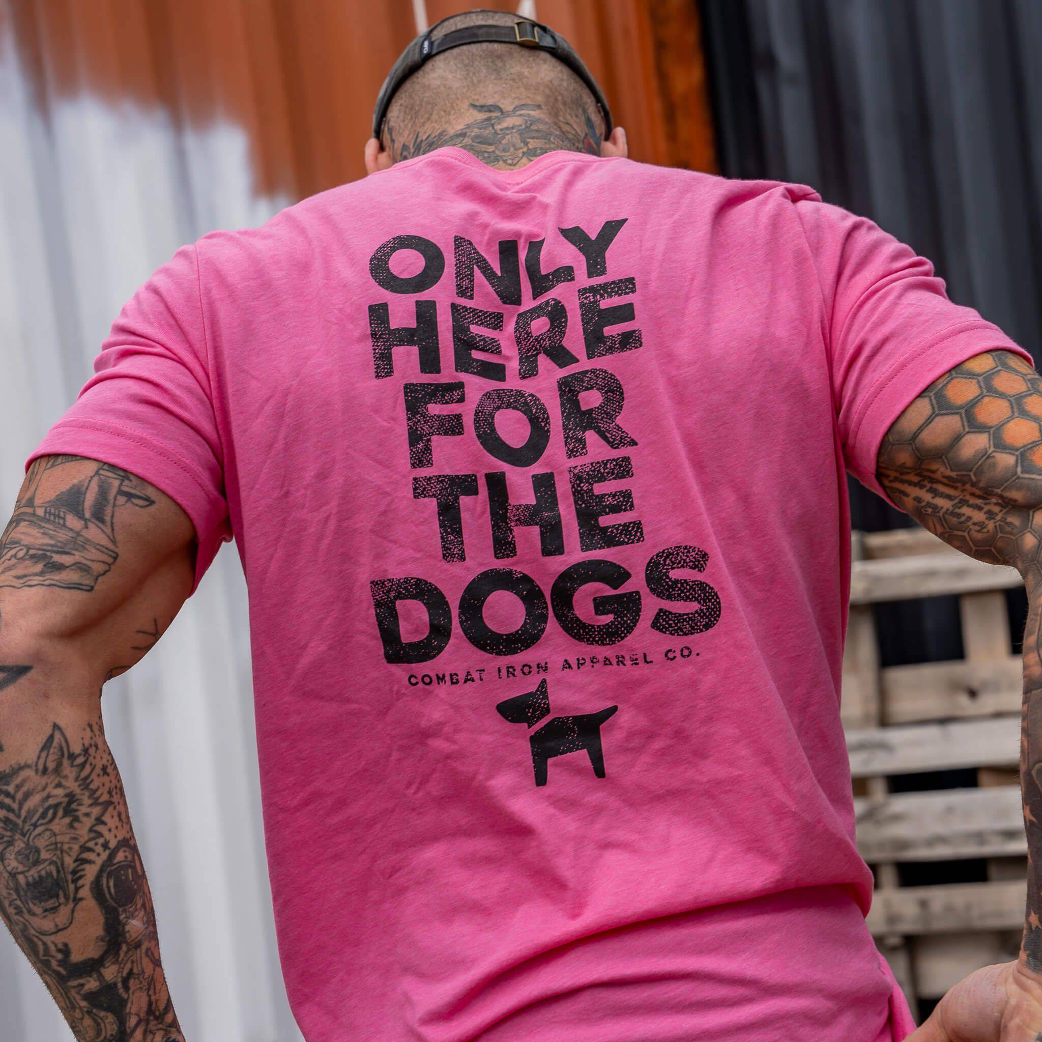 Only Here For The Dogs Men's T-Shirt