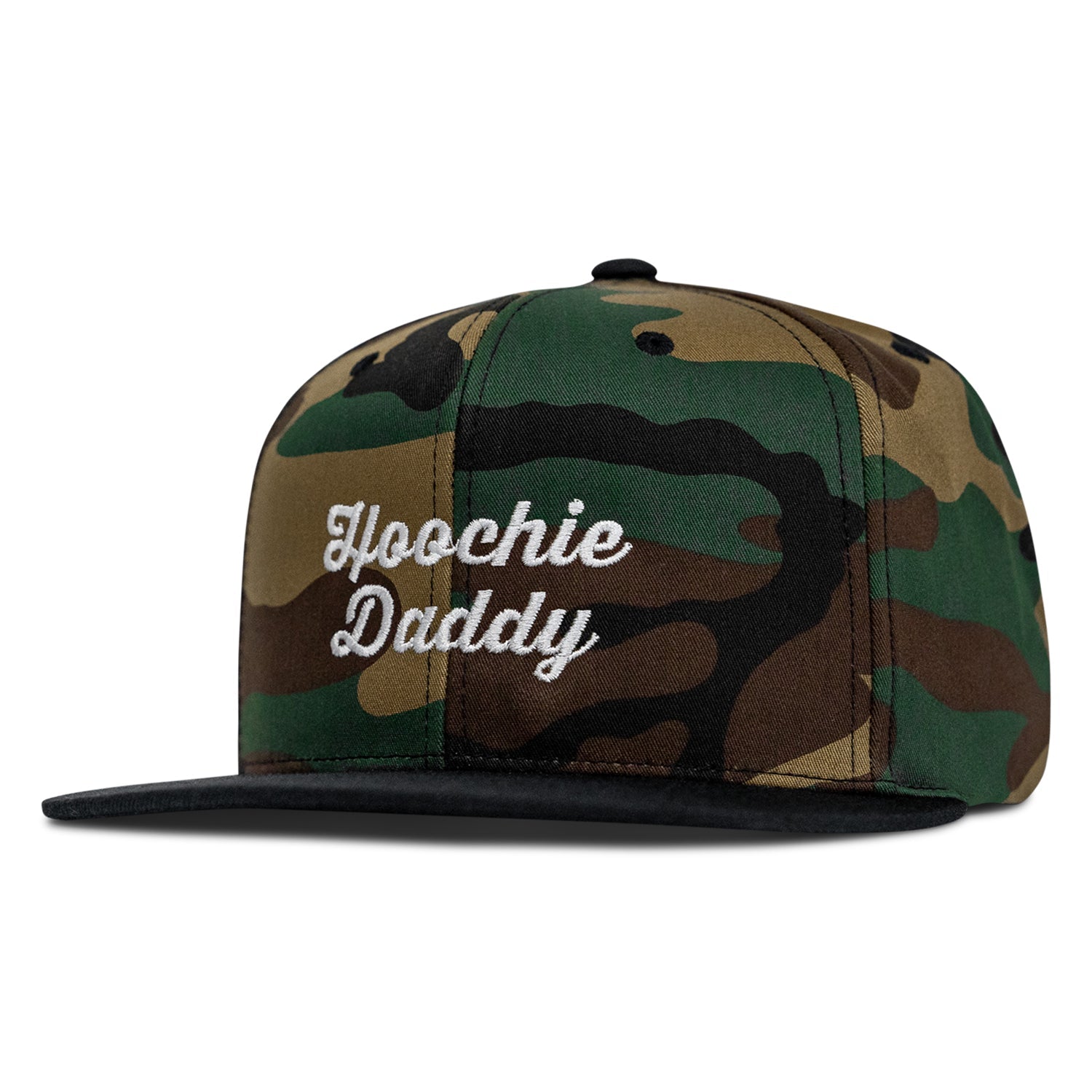 Hoochie Daddy Script FlatBill SnapBack Hat