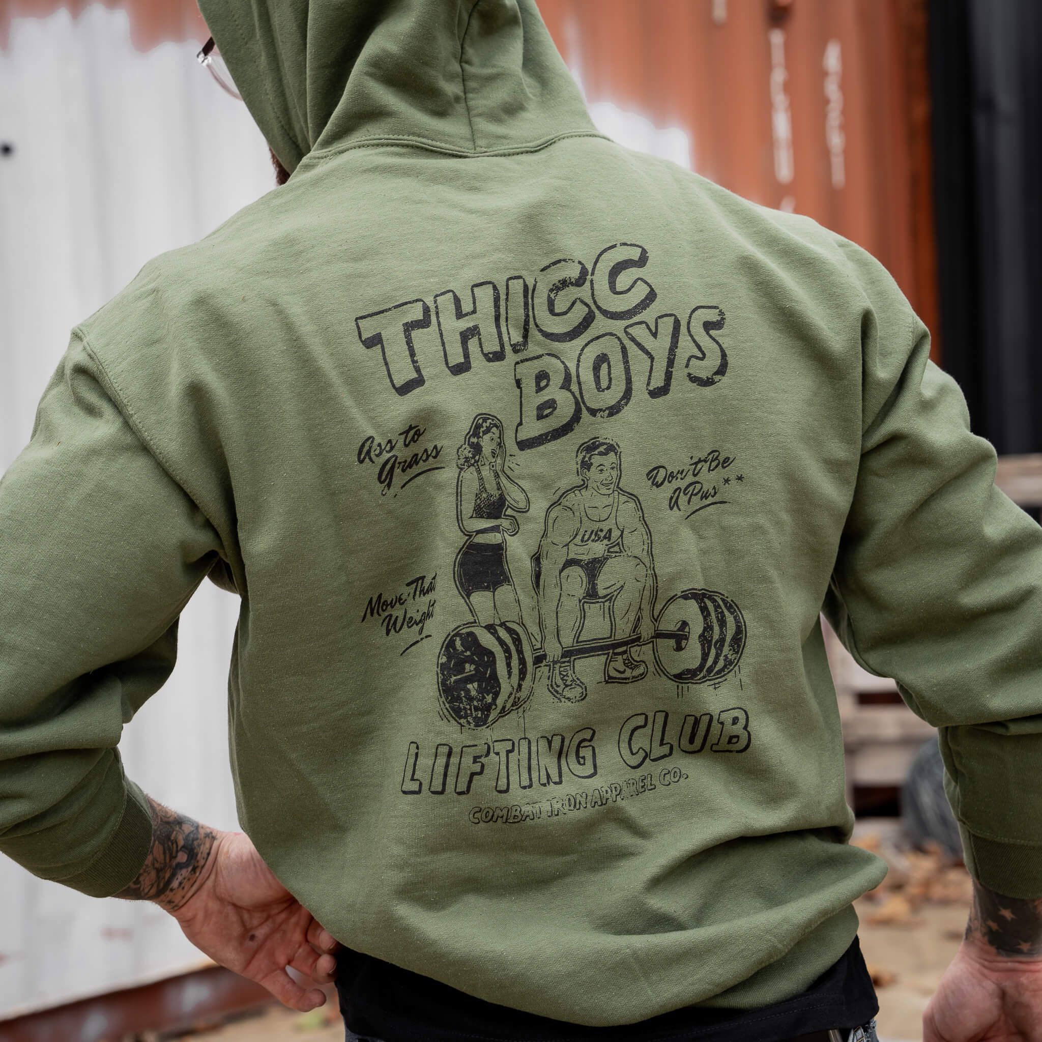 Thicc Boys Lifting Club Men's Hoodie