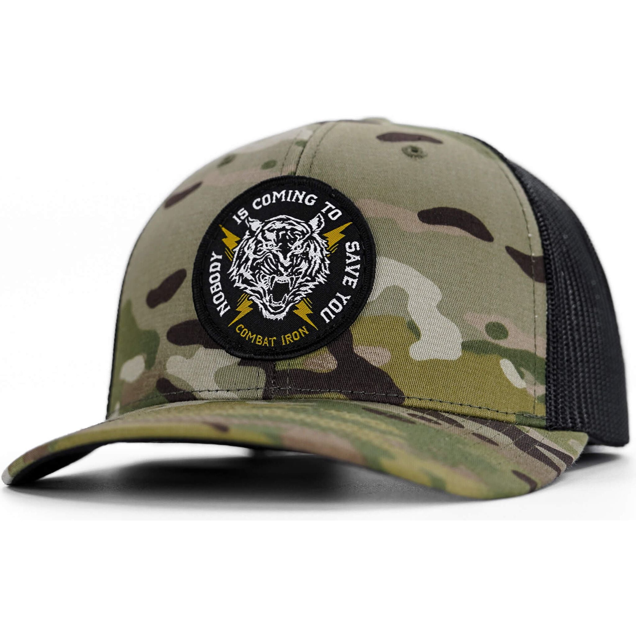 Nobody Is Coming To Save You Patch Snapback Hat