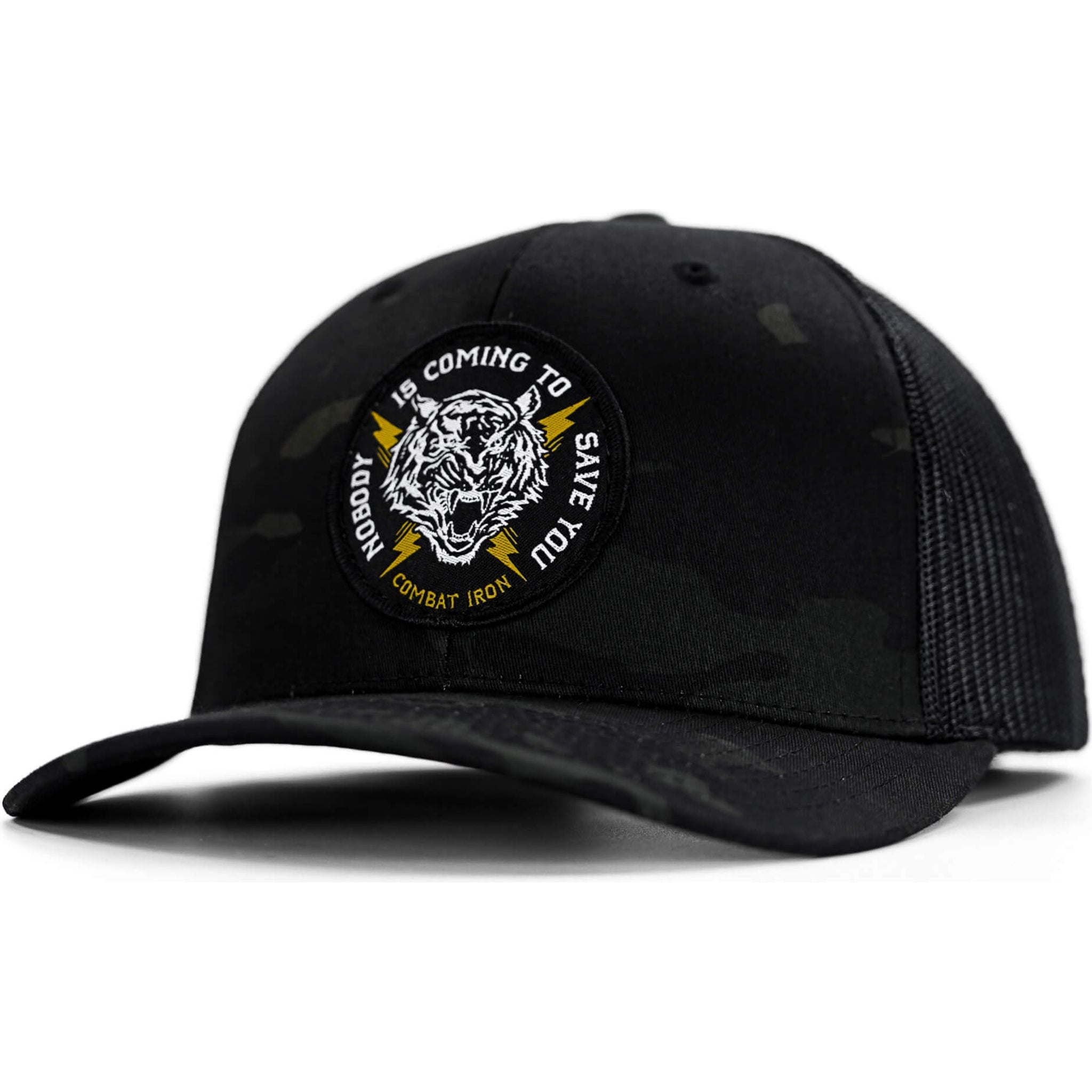 Nobody Is Coming To Save You Aufnäher Snapback-Kappe