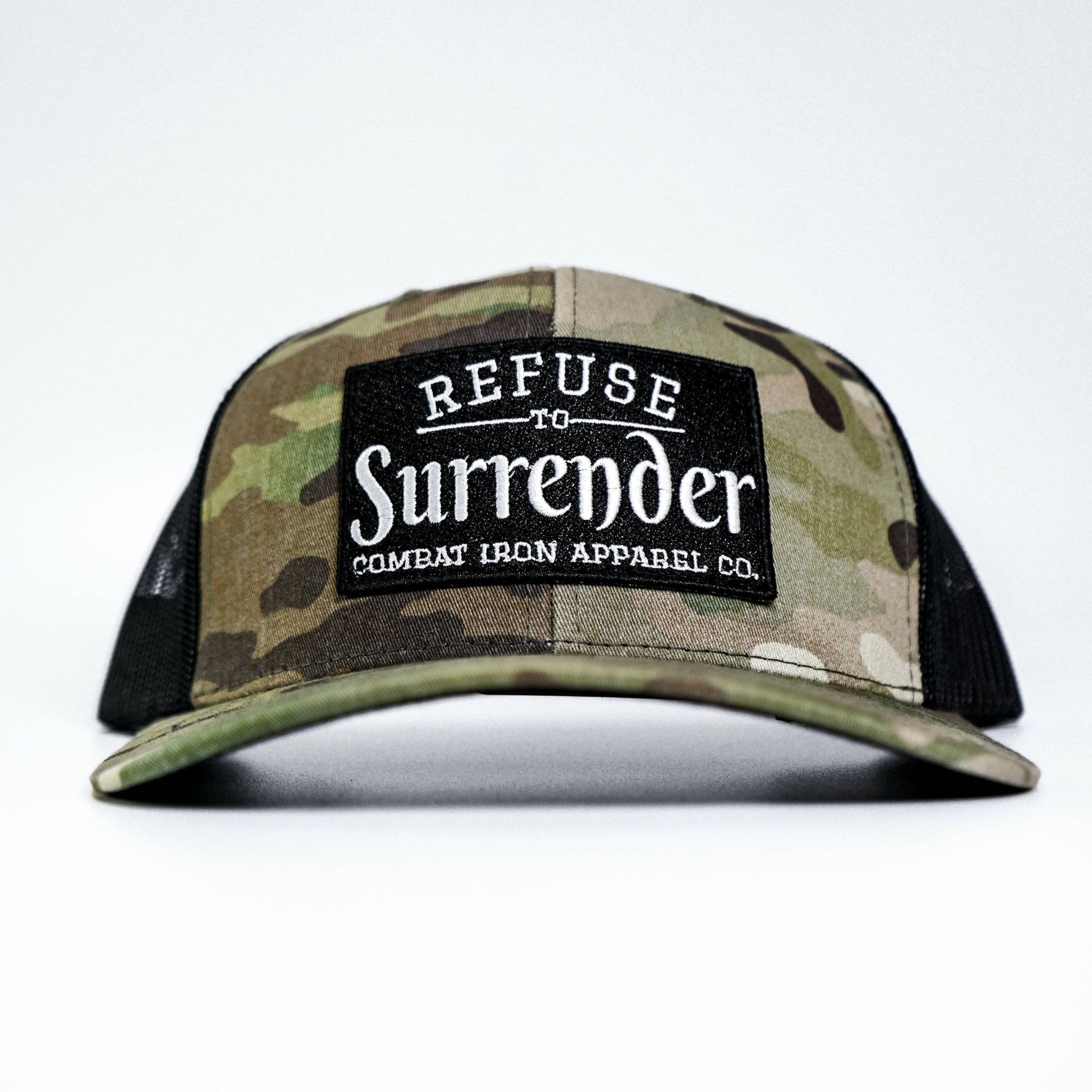 Refuse To Surrender B/W Patch Snapback Hat