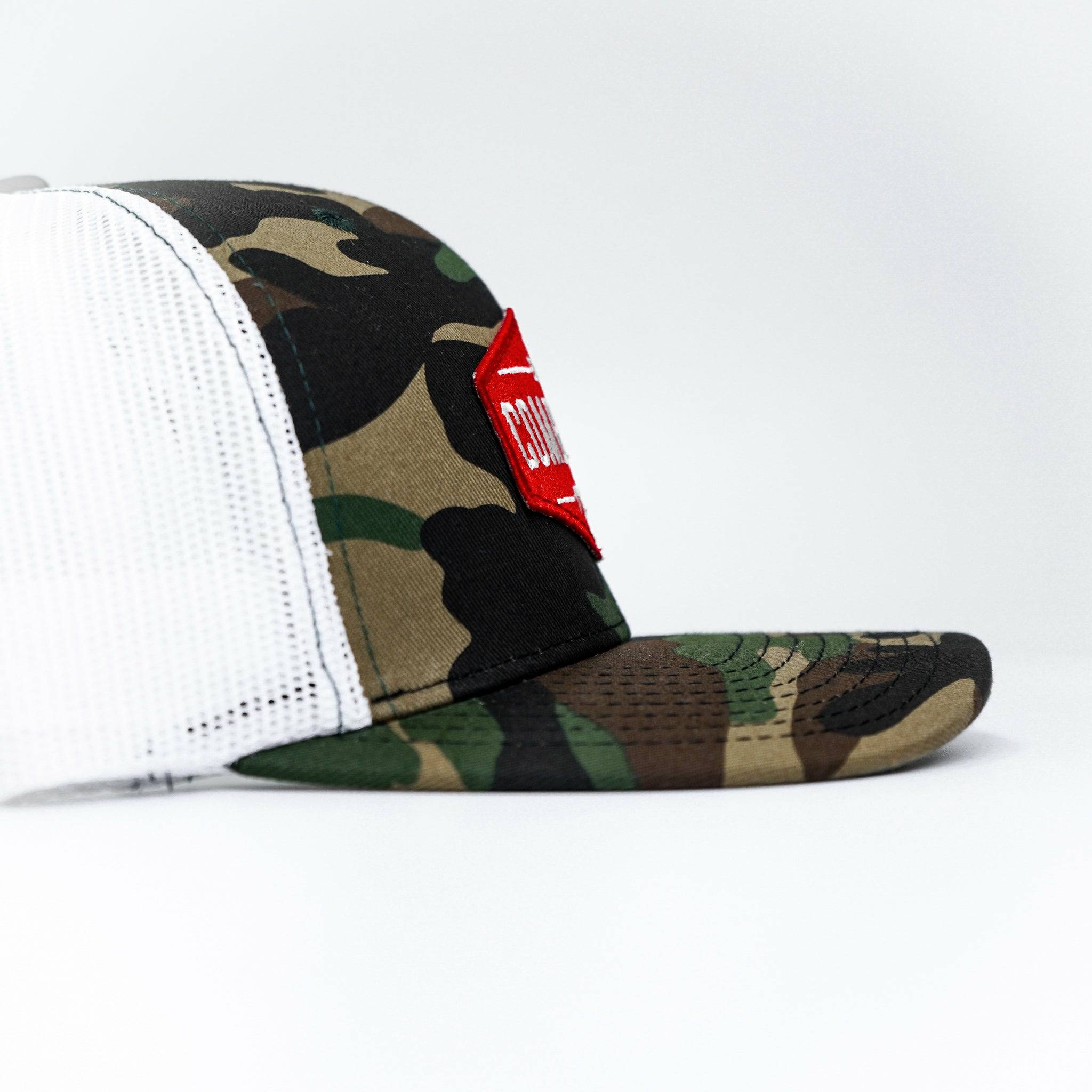 Original AR Red Patch Mid-Profile Mesh Snapback Hat