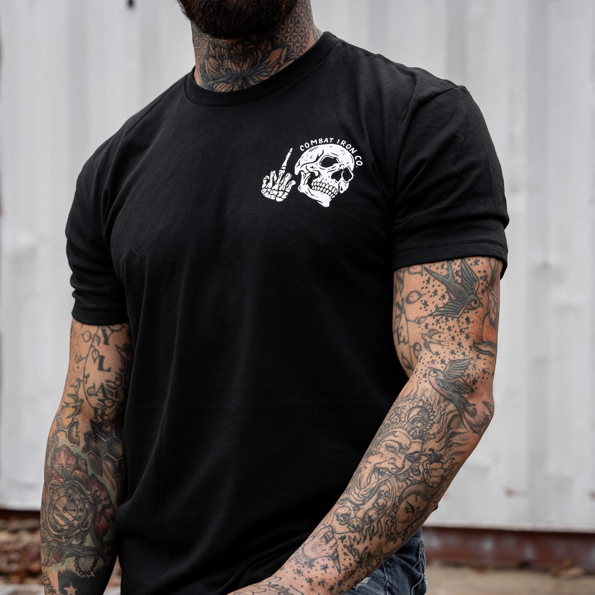 Fuck What They Think Skull Men's T-Shirt