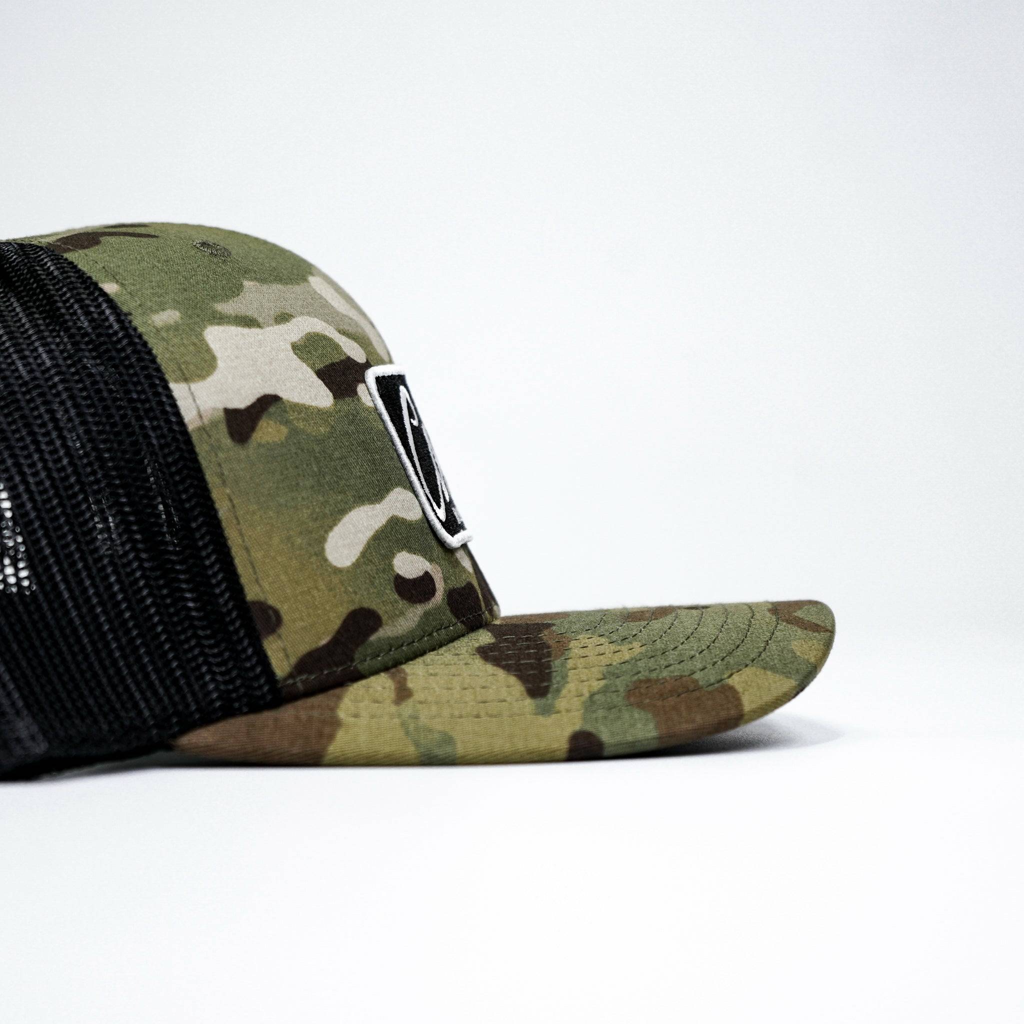 Combat Script Patch Mid-Profile Mesh Snapback Hat