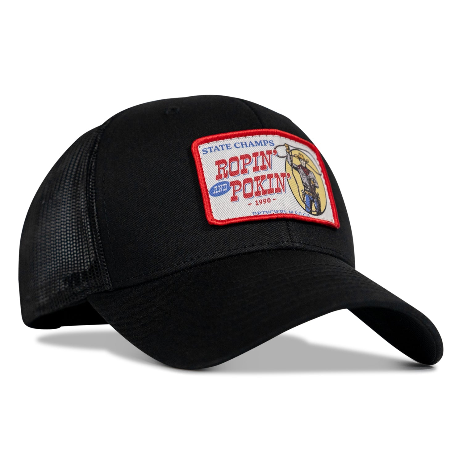 Ropin' and Pokin' Dirty Cowboys Patch SnapBack Hat