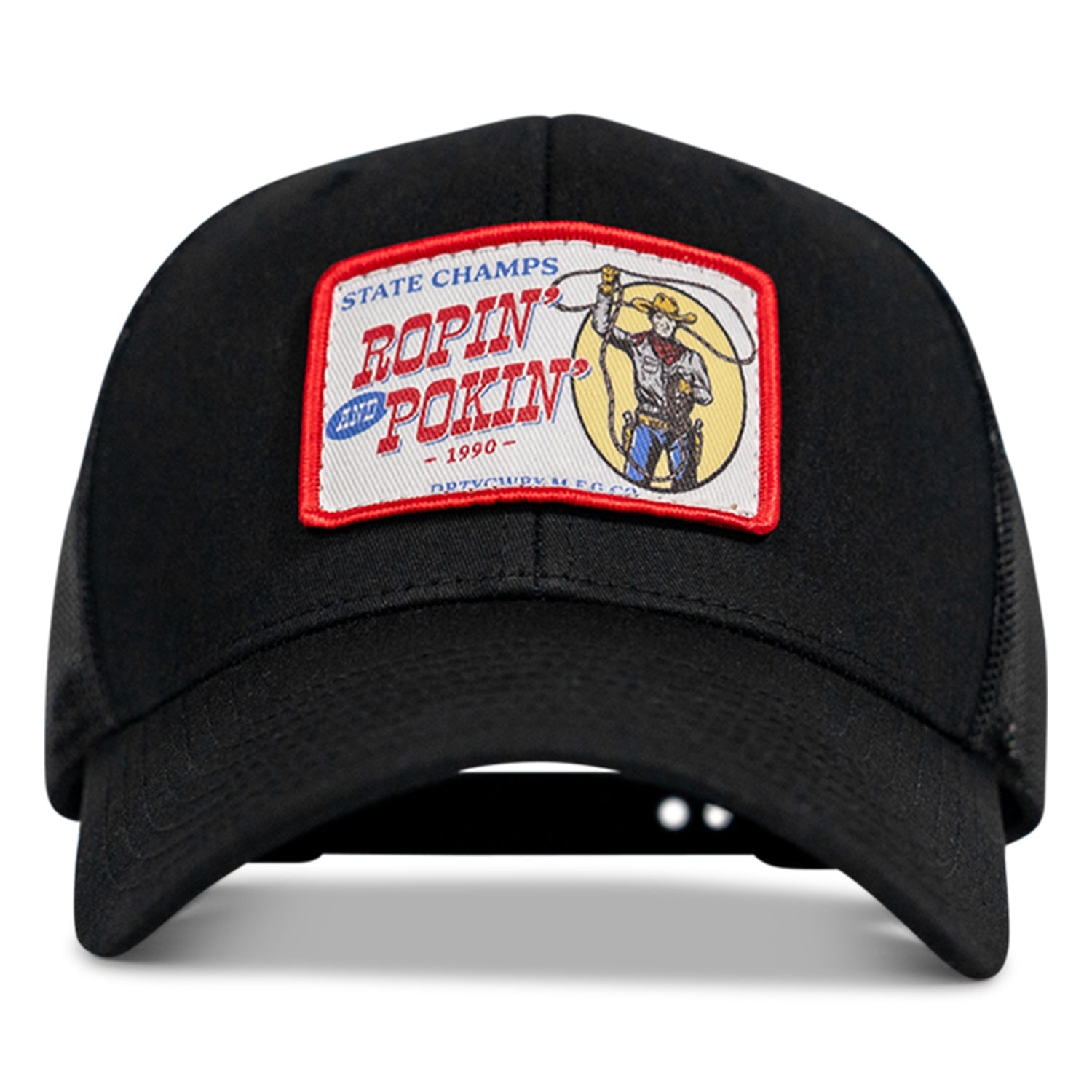 Ropin' and Pokin' Dirty Cowboys Patch SnapBack Hat