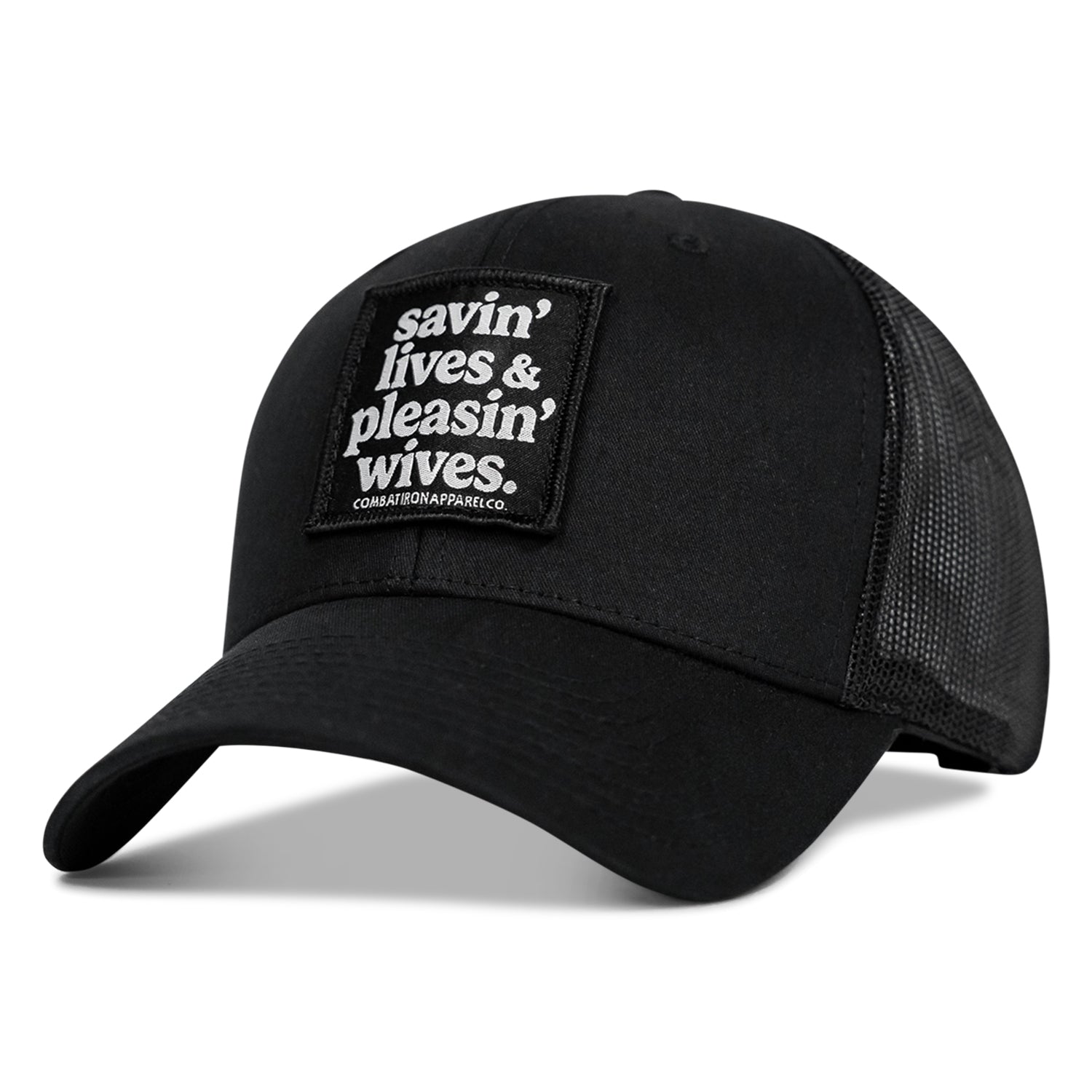 SAVIN' LIVES & PLEASIN' WIVES Mesh SnapBack Hat