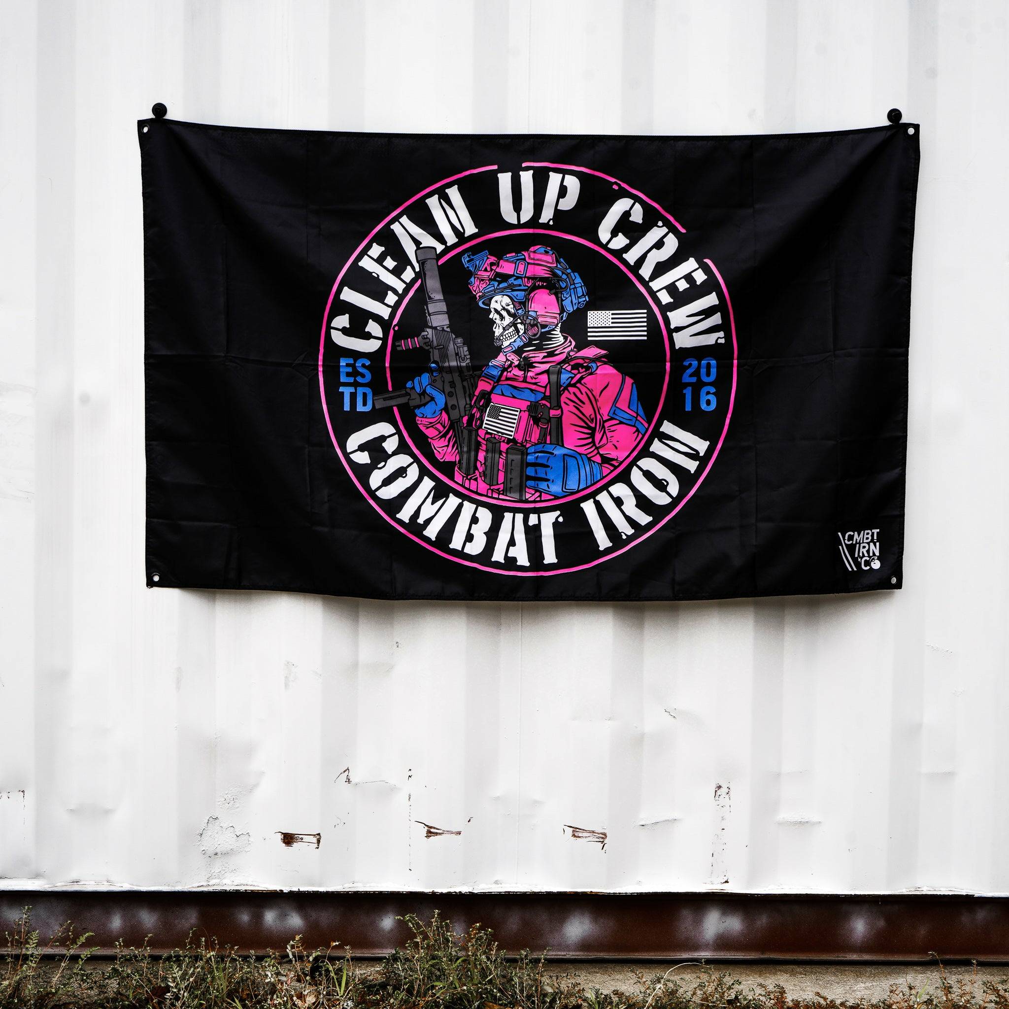 Clean Up Crew Miami Edition 3' X 5' Wall Flag