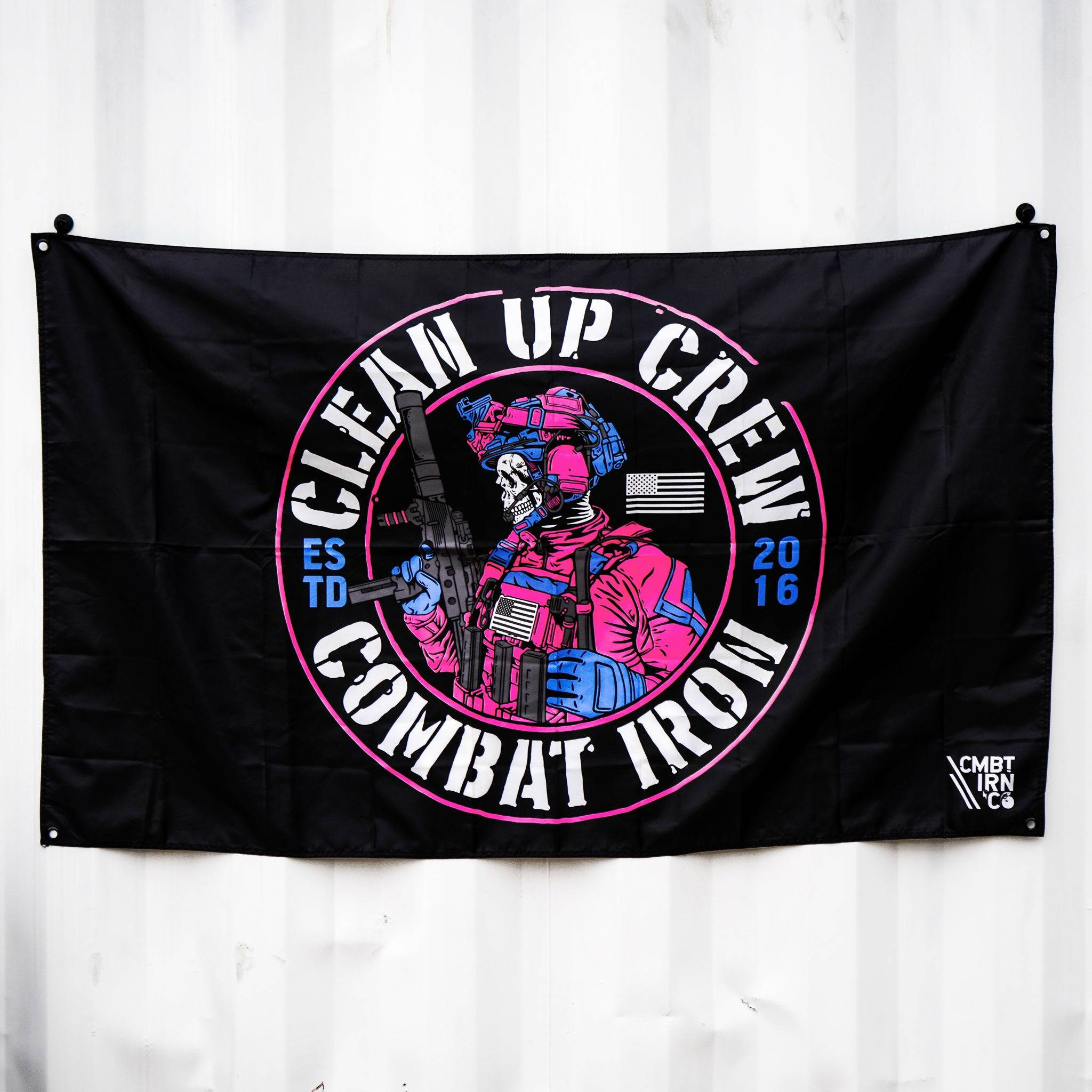 Clean Up Crew Miami Edition 3' X 5' Wall Flag